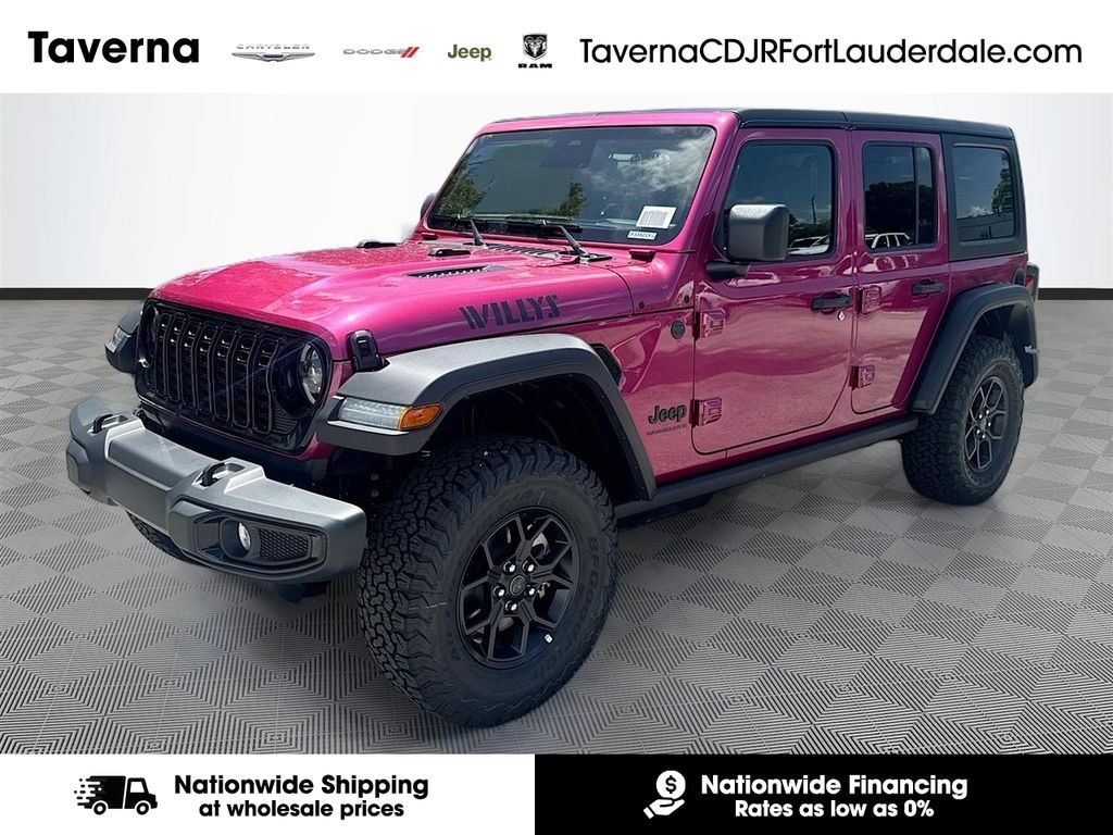 New 2026 Jeep Wrangler 4-DOOR WILLYS Sport Utility