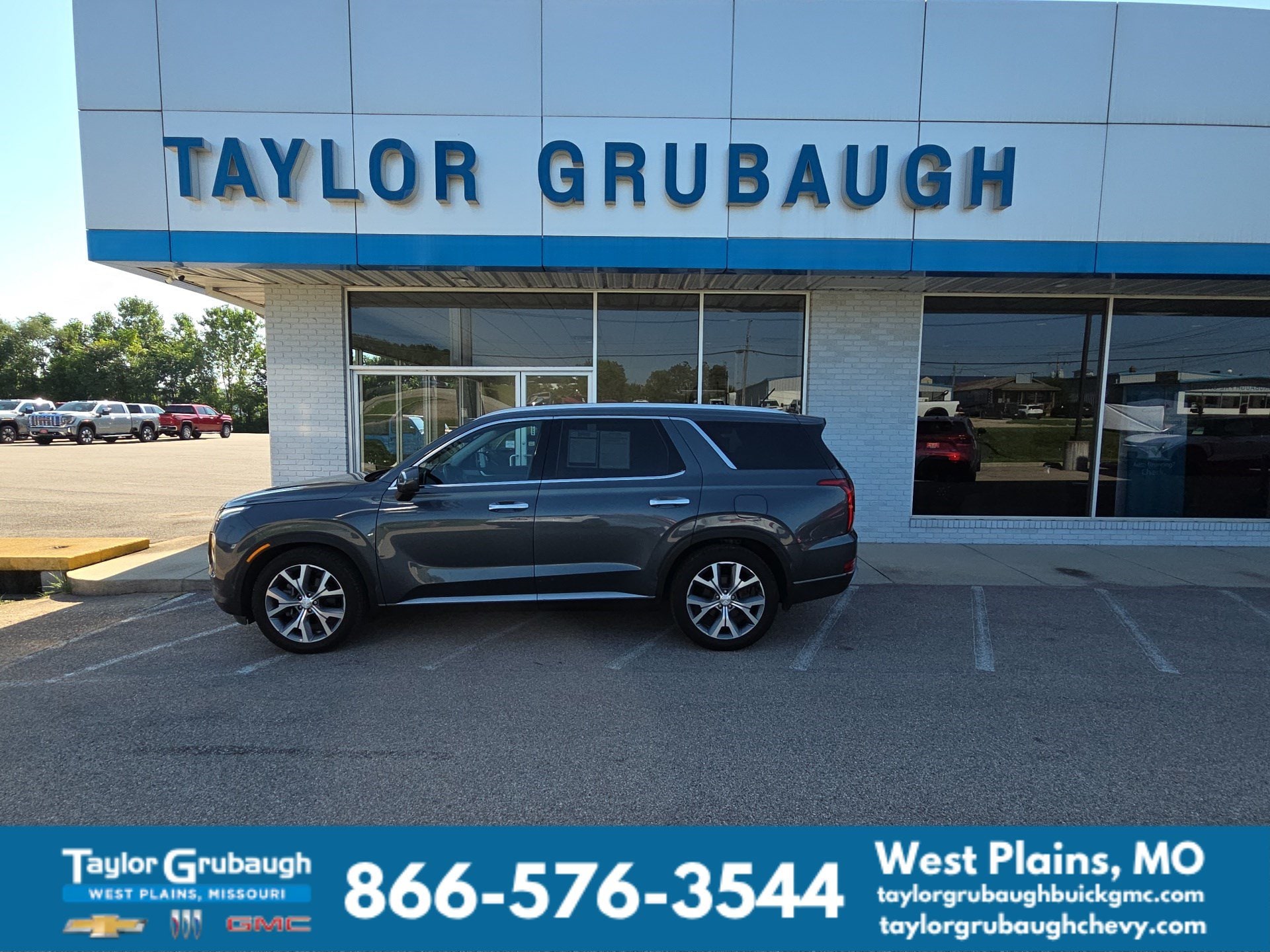 Gray 2021 Hyundai Palisade SUV / Crossover All-Wheel Drive 8-Speed Automatic