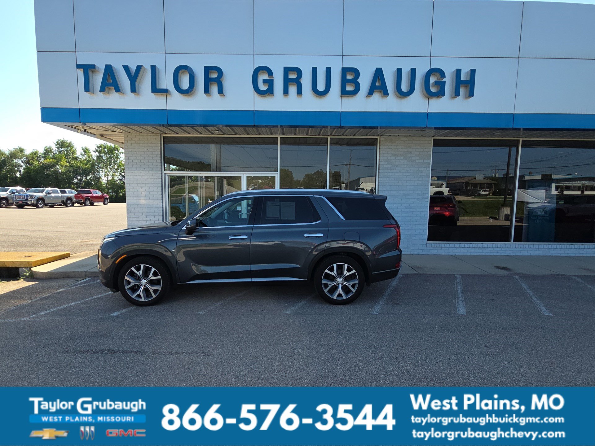 Gray 2021 Hyundai Palisade SUV / Crossover All-Wheel Drive 8-Speed Automatic