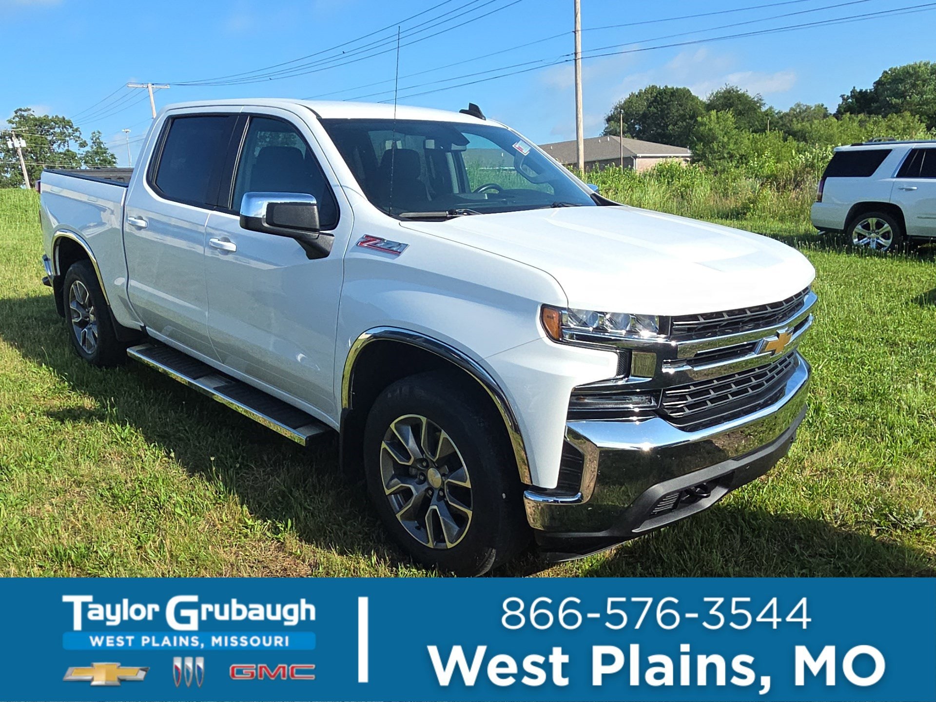 Summit White 2020 Chevrolet Silverado 1500 LT Crew Cab 4WD Pickup Truck Four-Wheel Drive Automatic