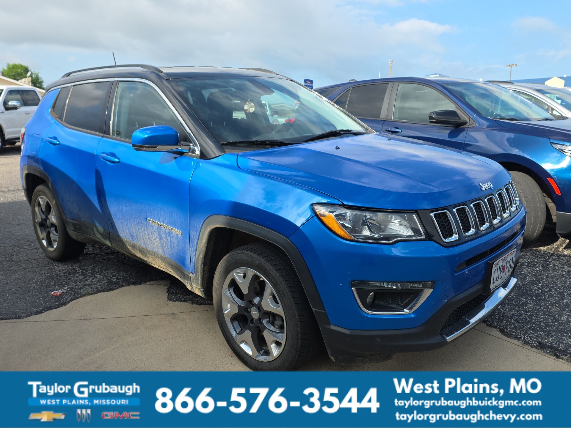 Blue 2019 Jeep Compass SUV / Crossover Four-Wheel Drive Automatic