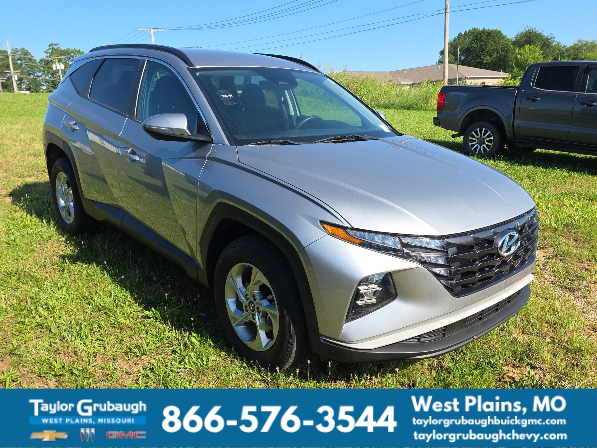 Silver 2023 Hyundai Tucson SUV / Crossover All-Wheel Drive Automatic