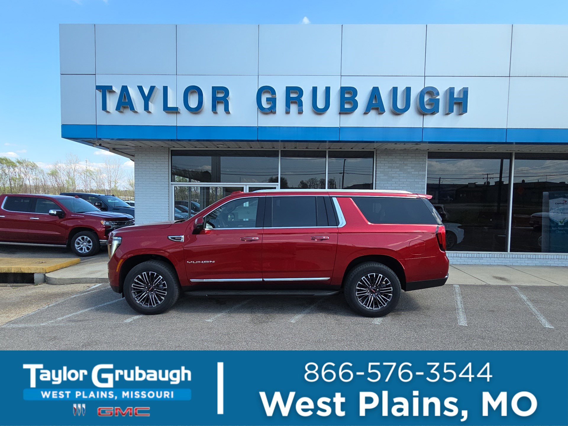 Volcanic Red Tintcoat 2026 GMC Yukon XL Elevation 4WD SUV / Crossover Four-Wheel Drive Automatic