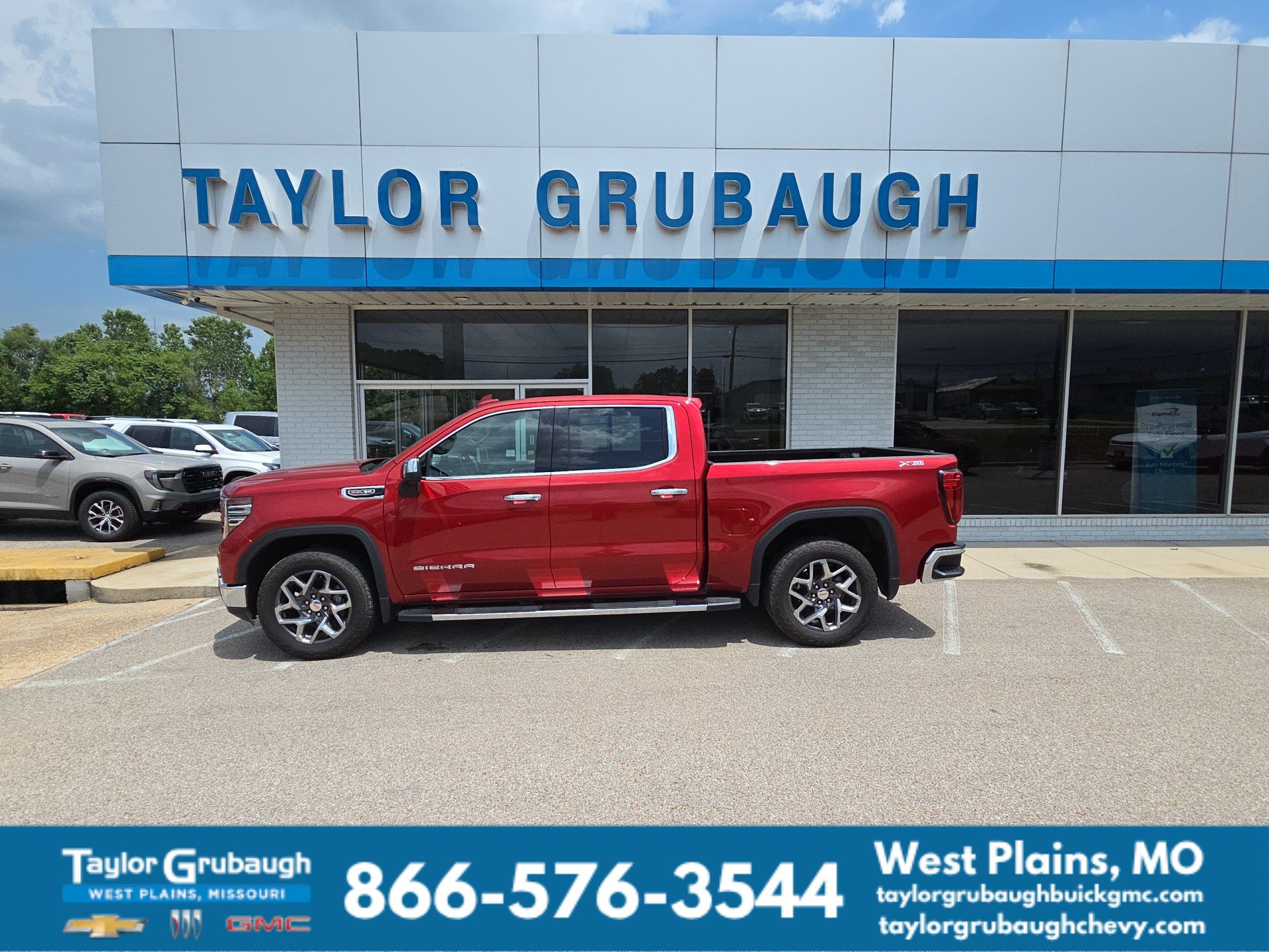 Volcanic Red Tintcoat 2024 GMC Sierra 1500 Pickup Truck Four-Wheel Drive Automatic