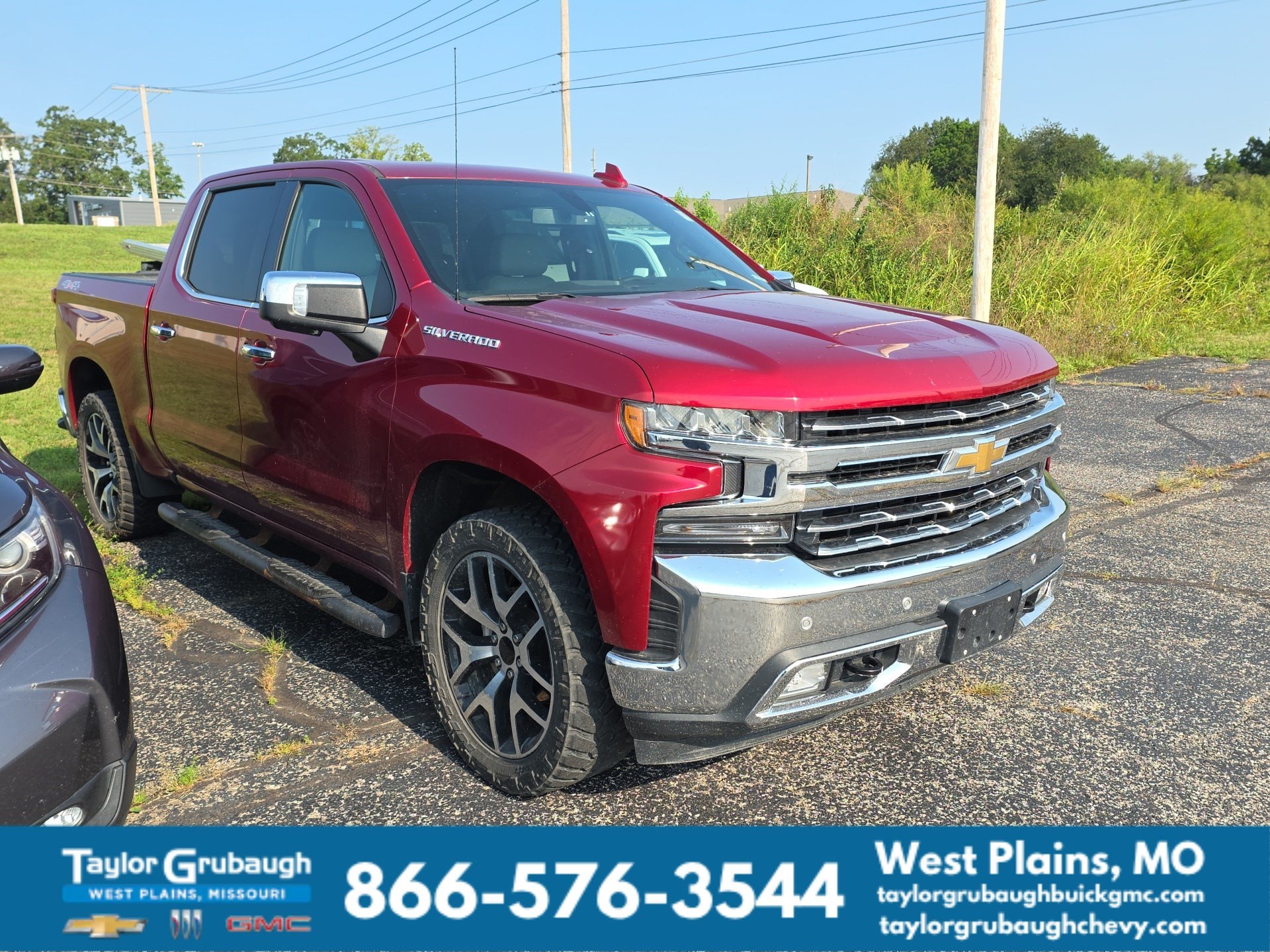 Cherry Red Tintcoat 2021 Chevrolet Silverado 1500 Pickup Truck Four-Wheel Drive Automatic