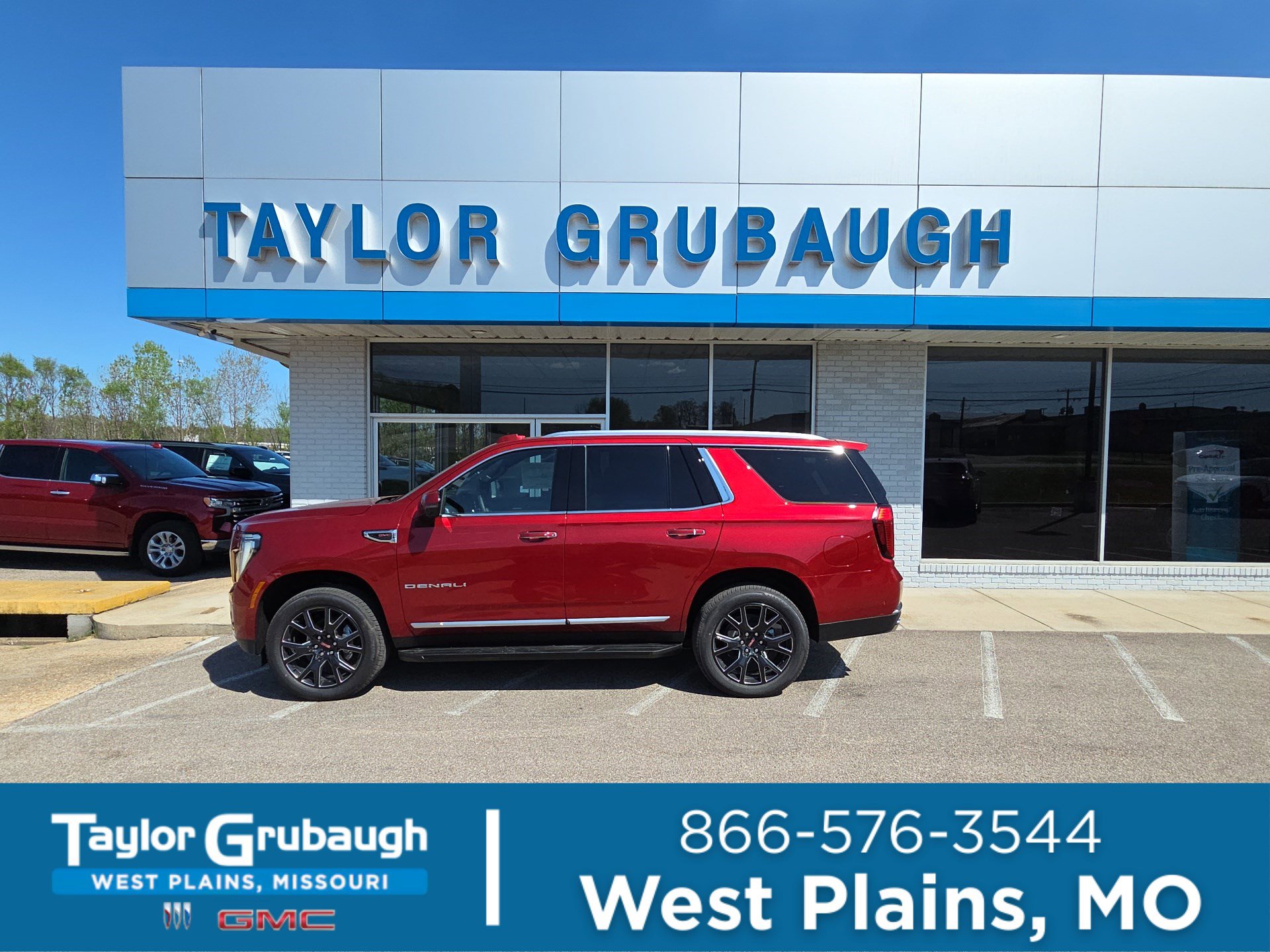 Volcanic Red Tintcoat 2026 GMC Yukon Denali 4WD SUV / Crossover Four-Wheel Drive Automatic