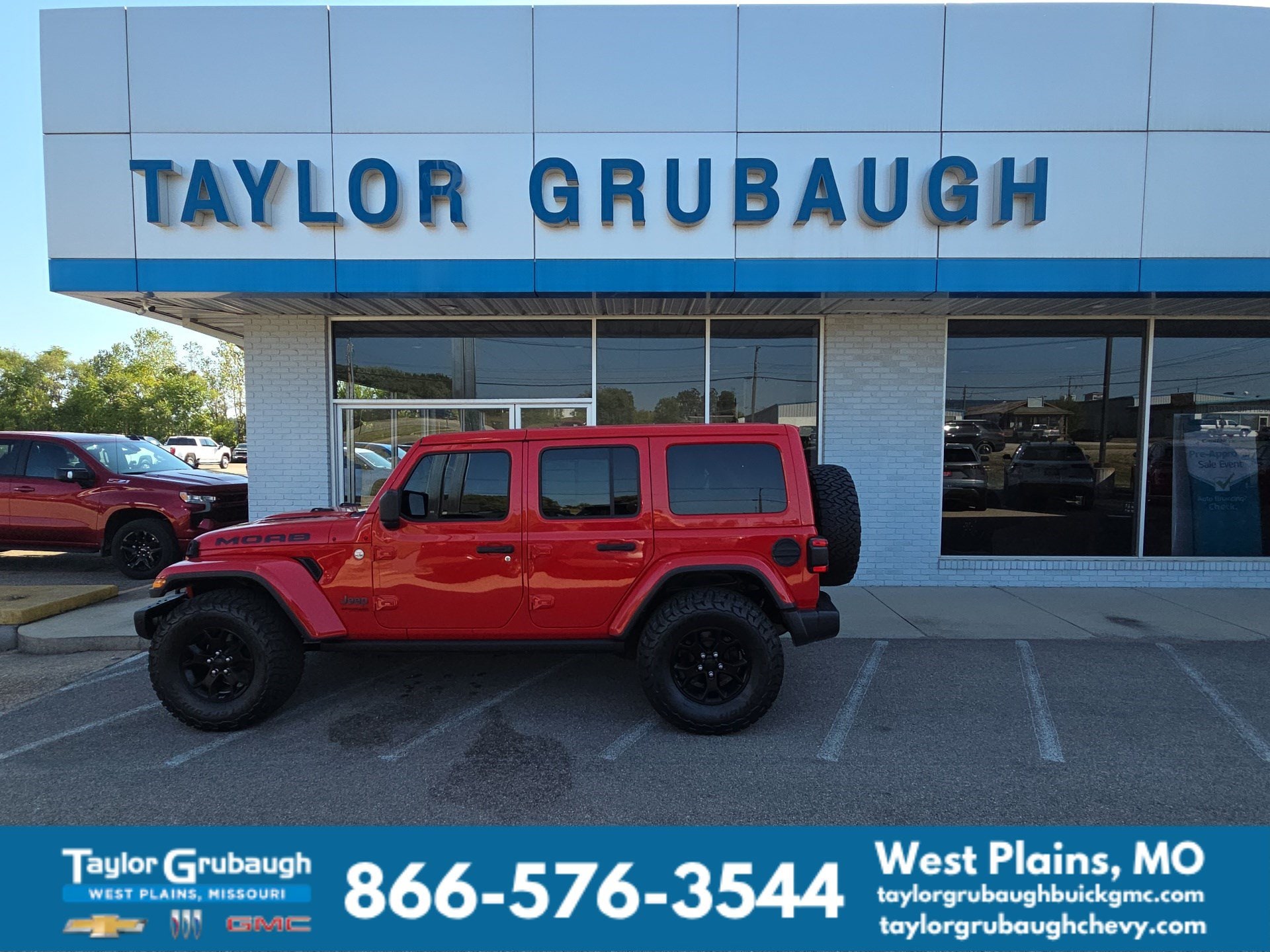 Red 2019 Jeep Wrangler SUV / Crossover Four-Wheel Drive Automatic