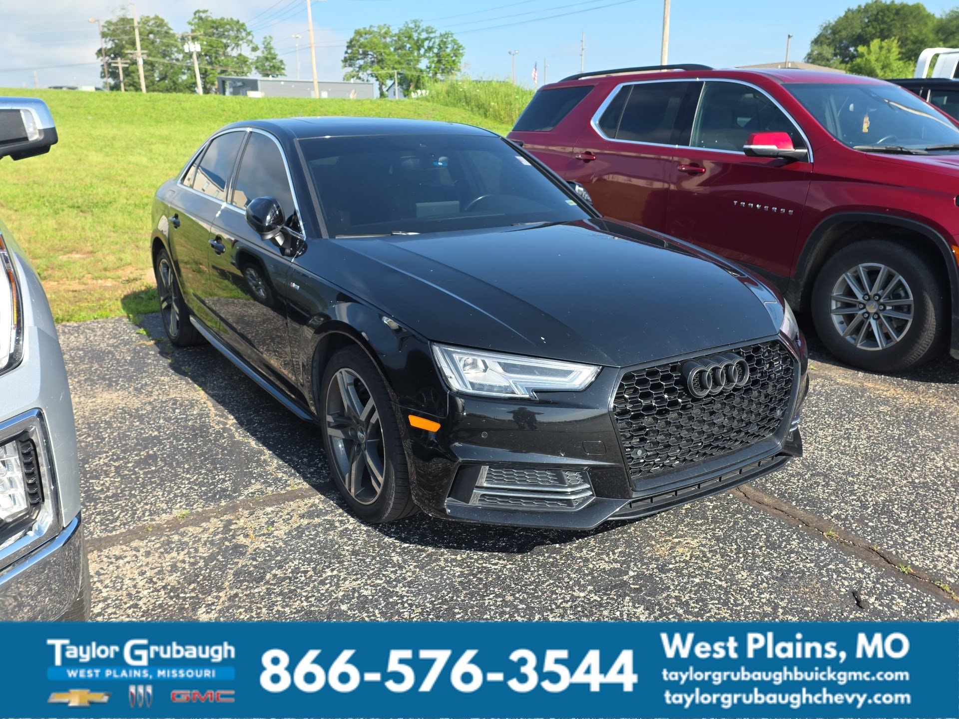 Black 2017 Audi A4 Sedan All-Wheel Drive Automatic