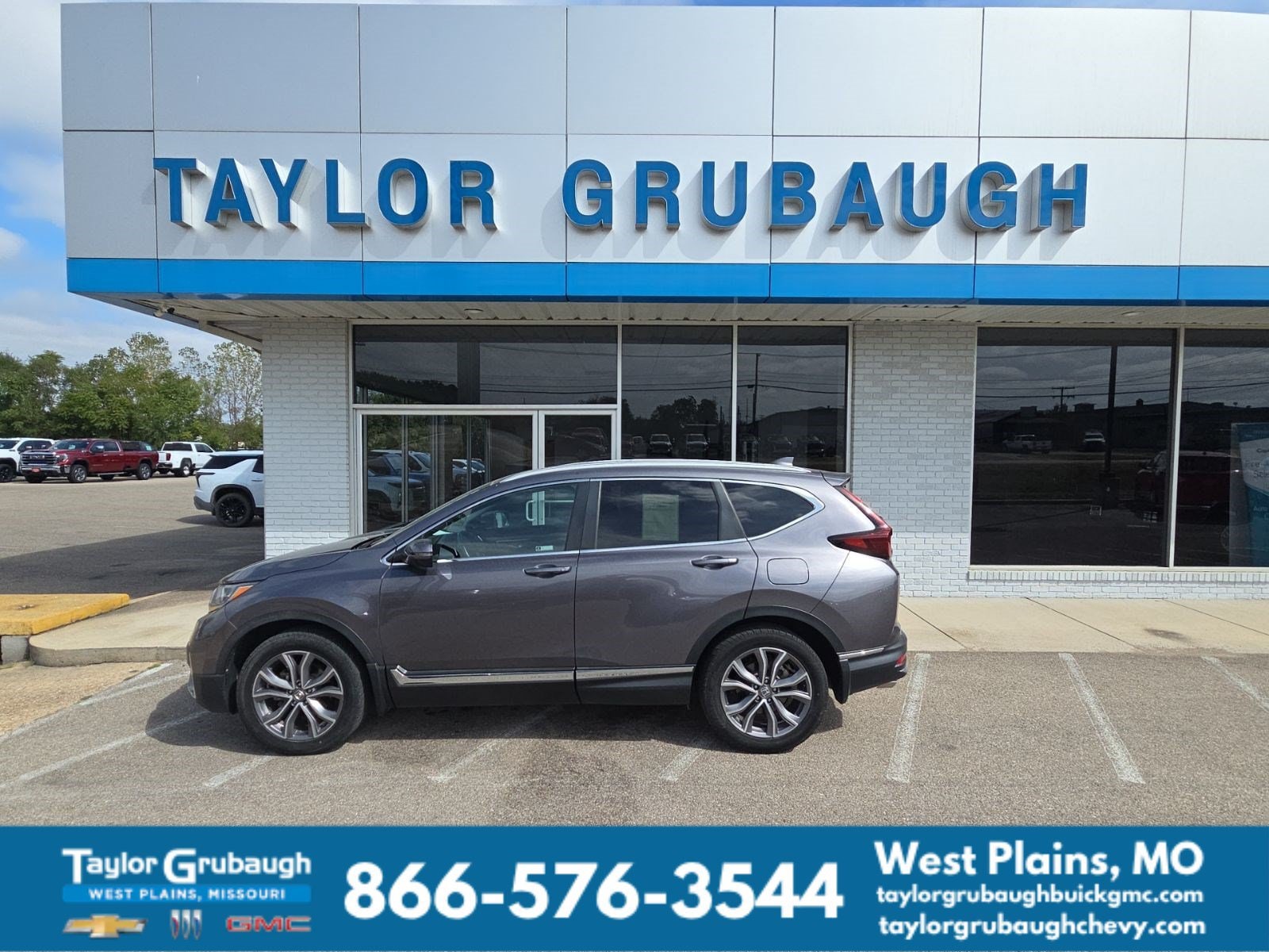 Gray 2021 Honda CR-V SUV / Crossover All-Wheel Drive Automatic