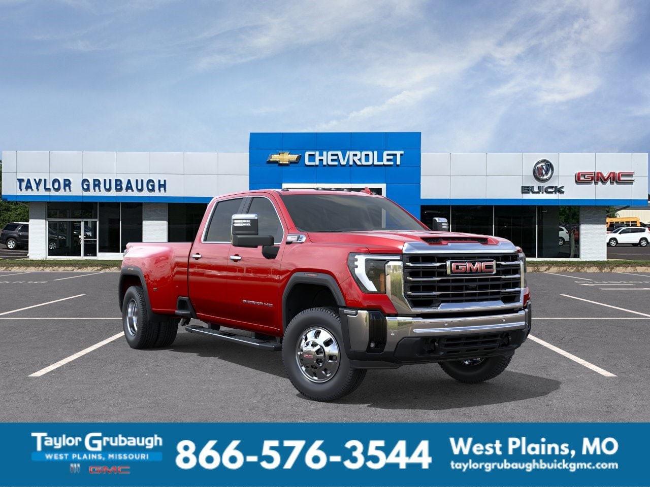 Volcanic Red Tintcoat 2026 GMC Sierra 3500HD Pickup Truck Four-Wheel Drive Automatic