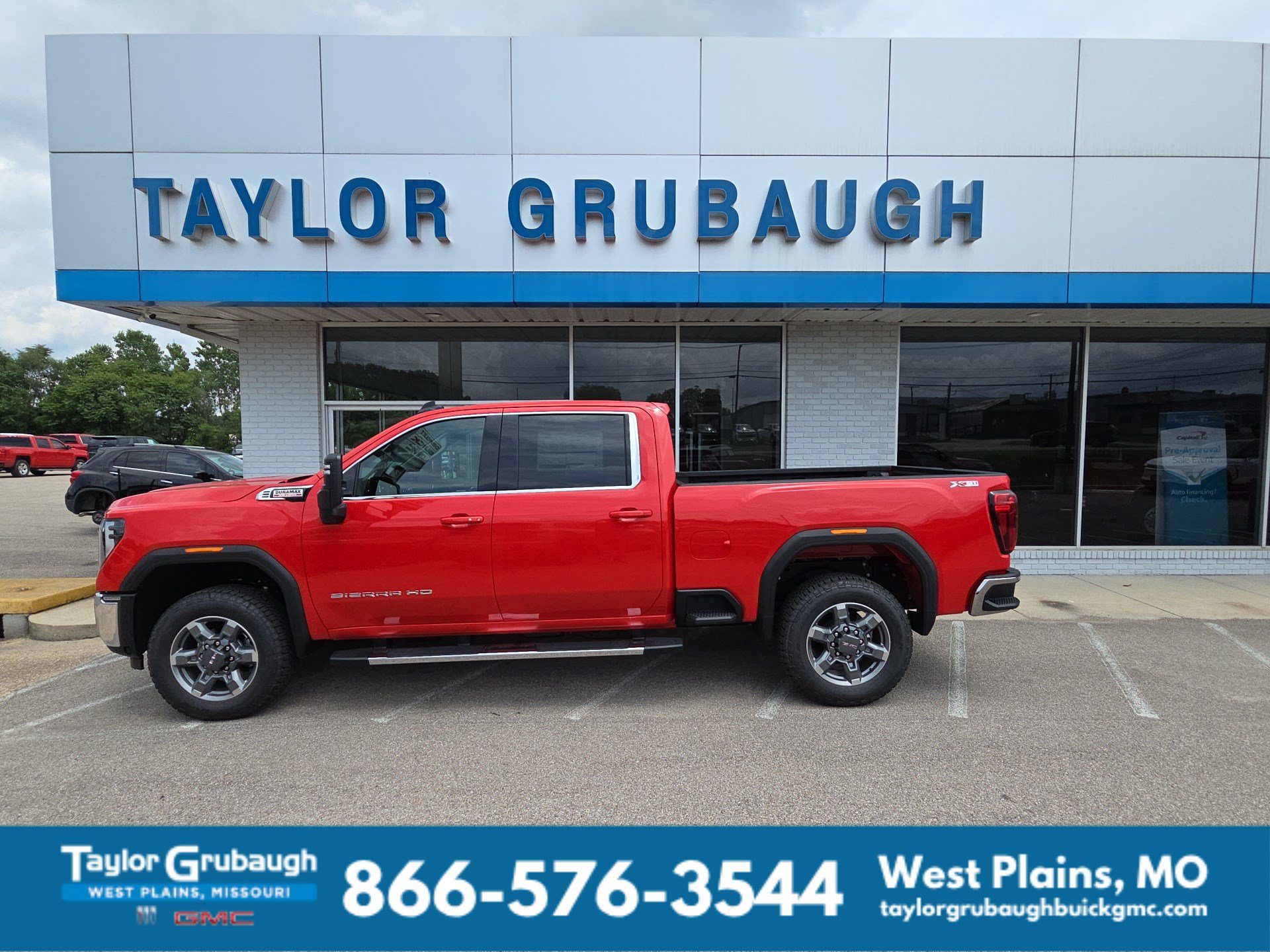 Cardinal Red 2026 GMC Sierra 3500HD Pickup Truck Four-Wheel Drive Automatic