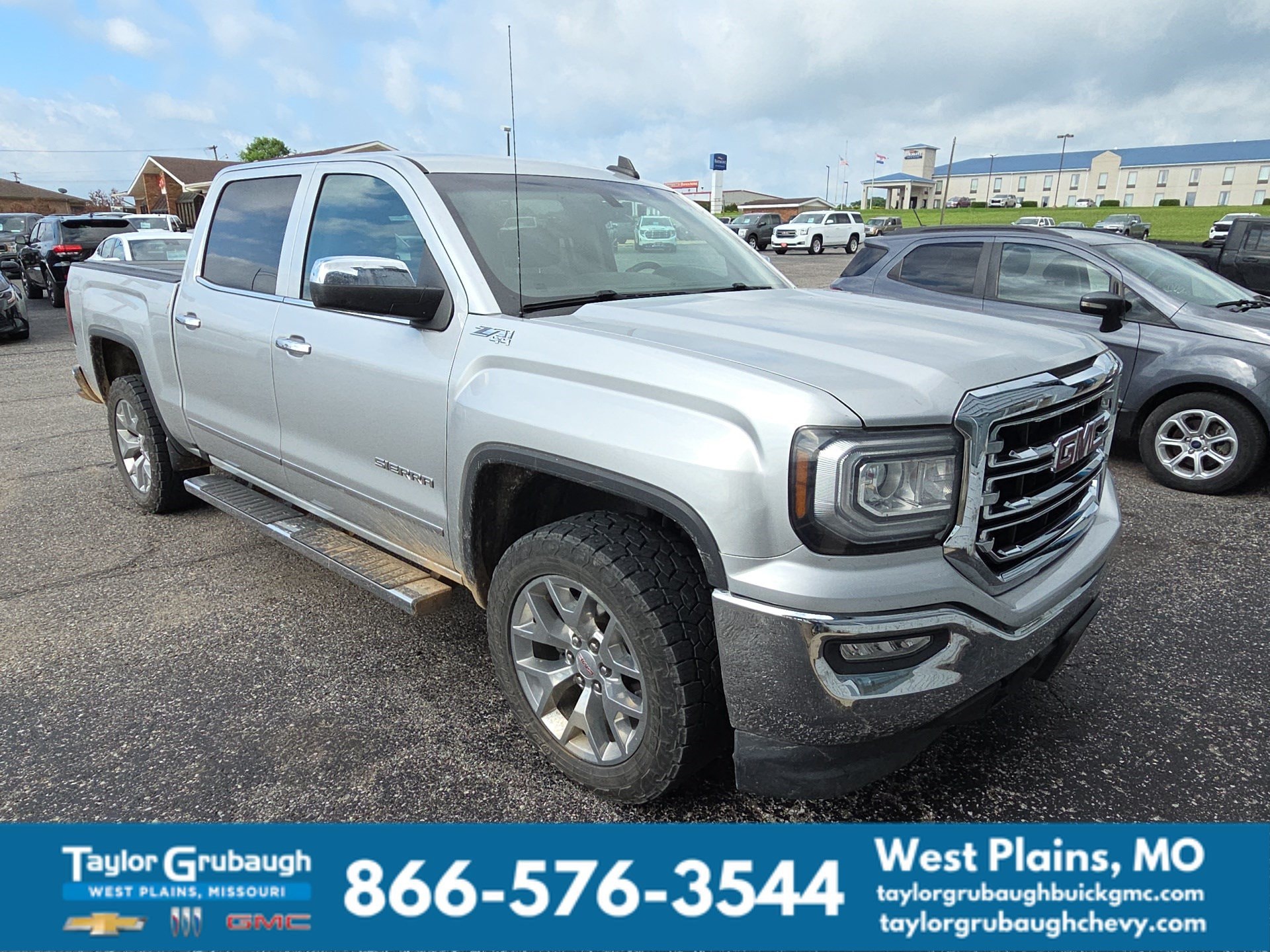 Quicksilver Metallic 2018 GMC Sierra 1500 Pickup Truck Four-Wheel Drive Automatic
