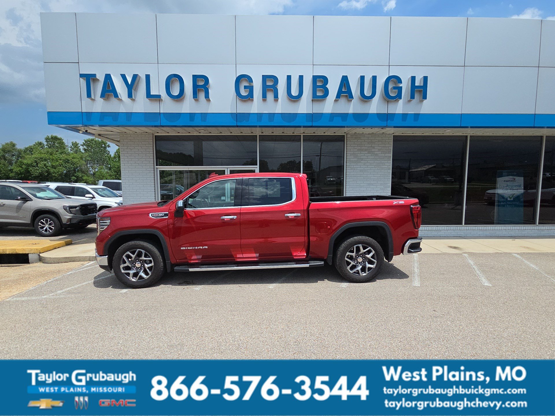 Volcanic Red Tintcoat 2024 GMC Sierra 1500 Pickup Truck Four-Wheel Drive Automatic