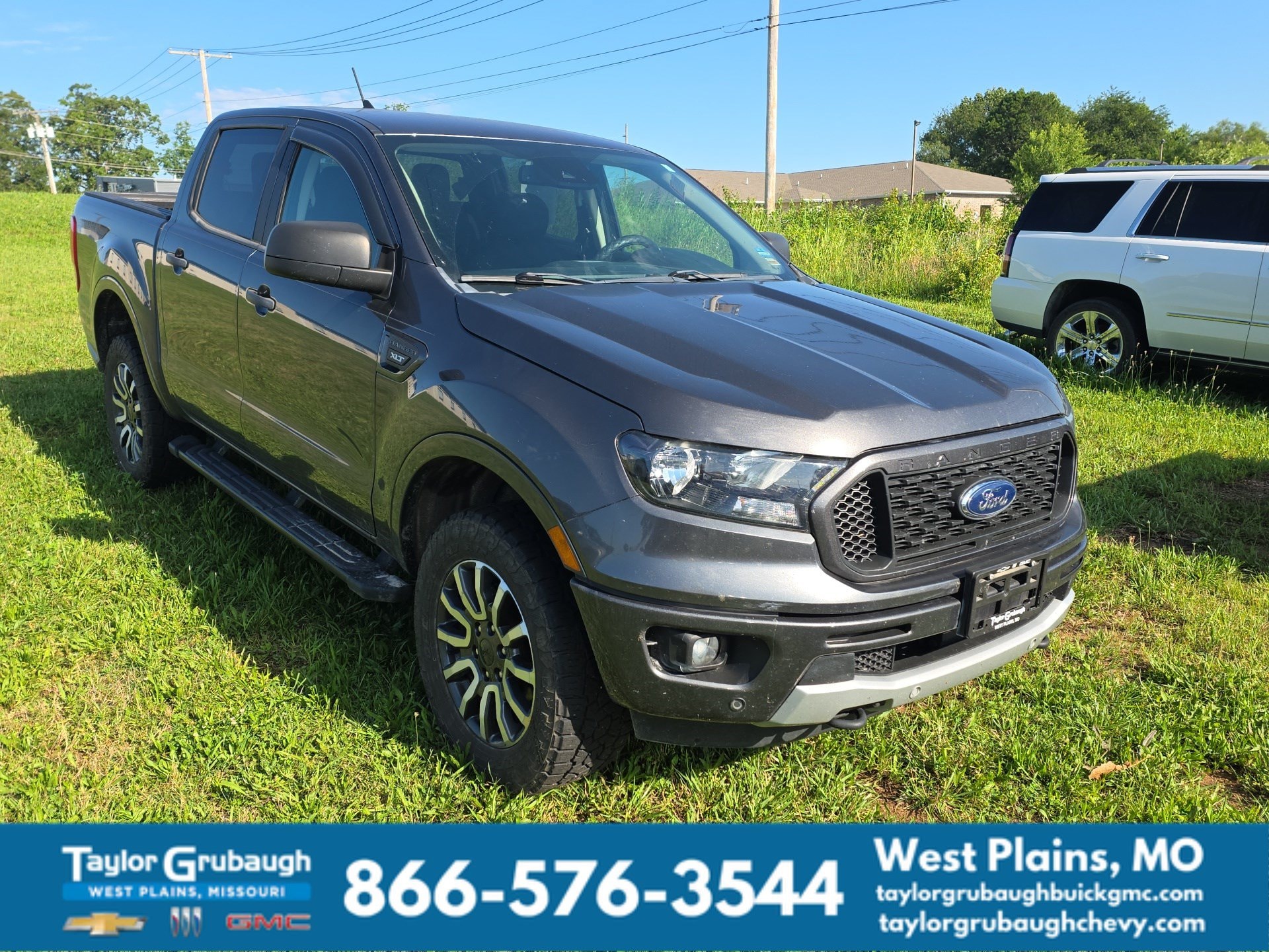 Gray 2019 Ford Ranger Pickup Truck Four-Wheel Drive Automatic