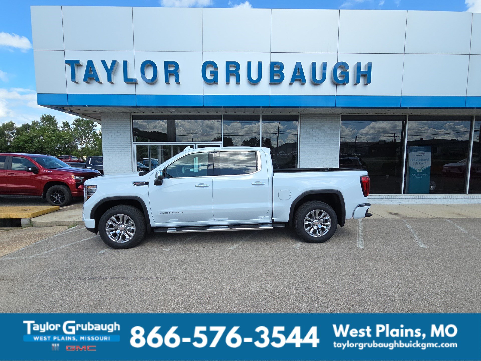 Glacier White Tricoat 2026 GMC Sierra 1500 Pickup Truck Four-Wheel Drive Automatic