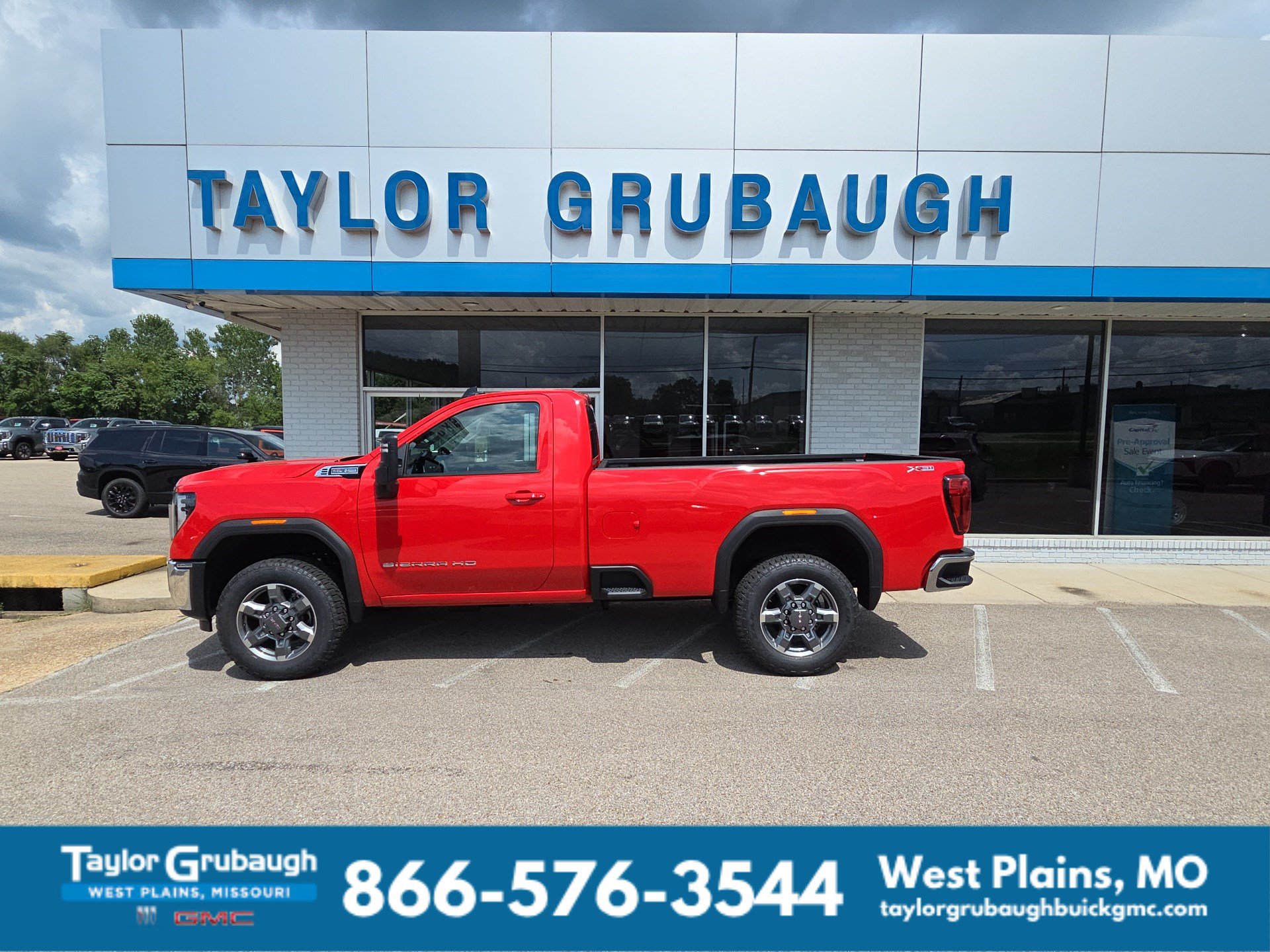 Cardinal Red 2026 GMC Sierra 2500HD Pickup Truck Four-Wheel Drive Automatic