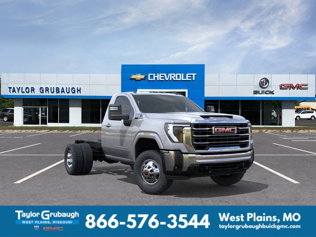 Sterling Metallic 2026 GMC Sierra 3500HD Chassis Pickup Truck Four-Wheel Drive Automatic