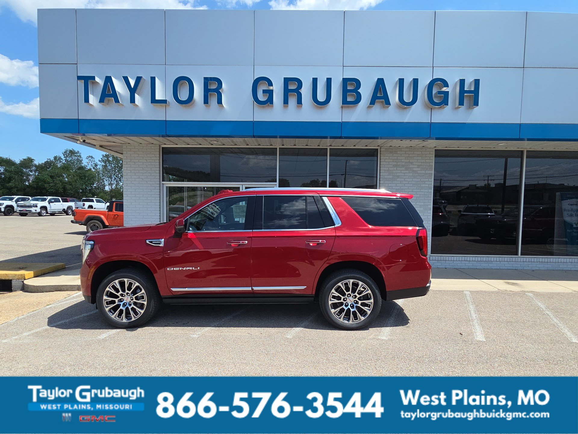 Volcanic Red Tintcoat 2026 GMC Yukon SUV / Crossover Four-Wheel Drive Automatic