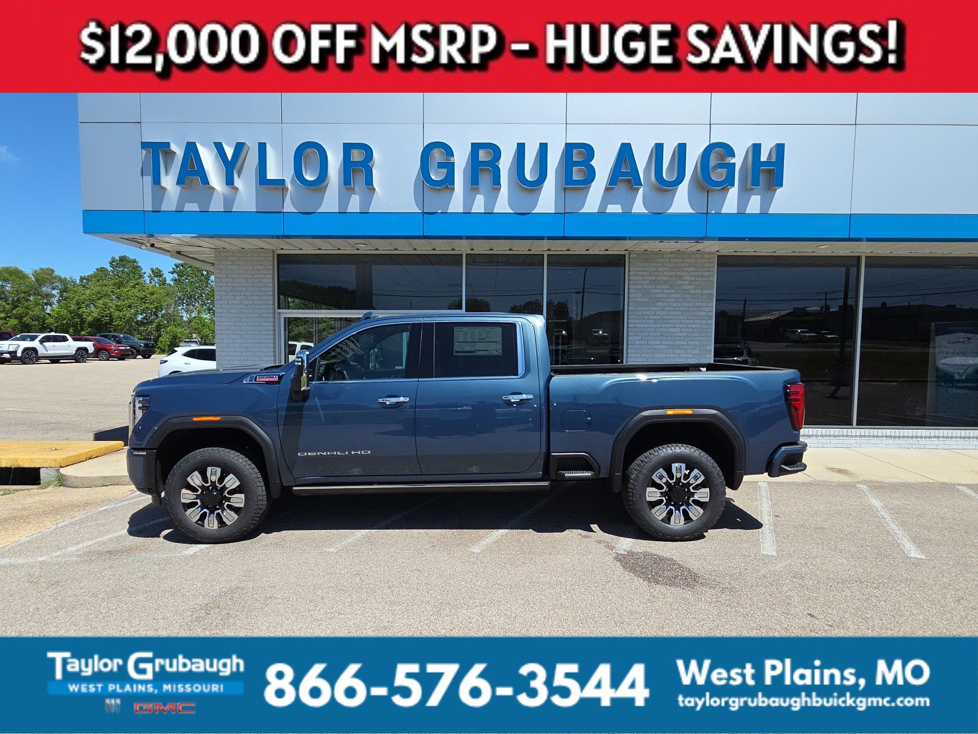 Downpour Metallic 2026 GMC Sierra 2500HD Pickup Truck Four-Wheel Drive Automatic