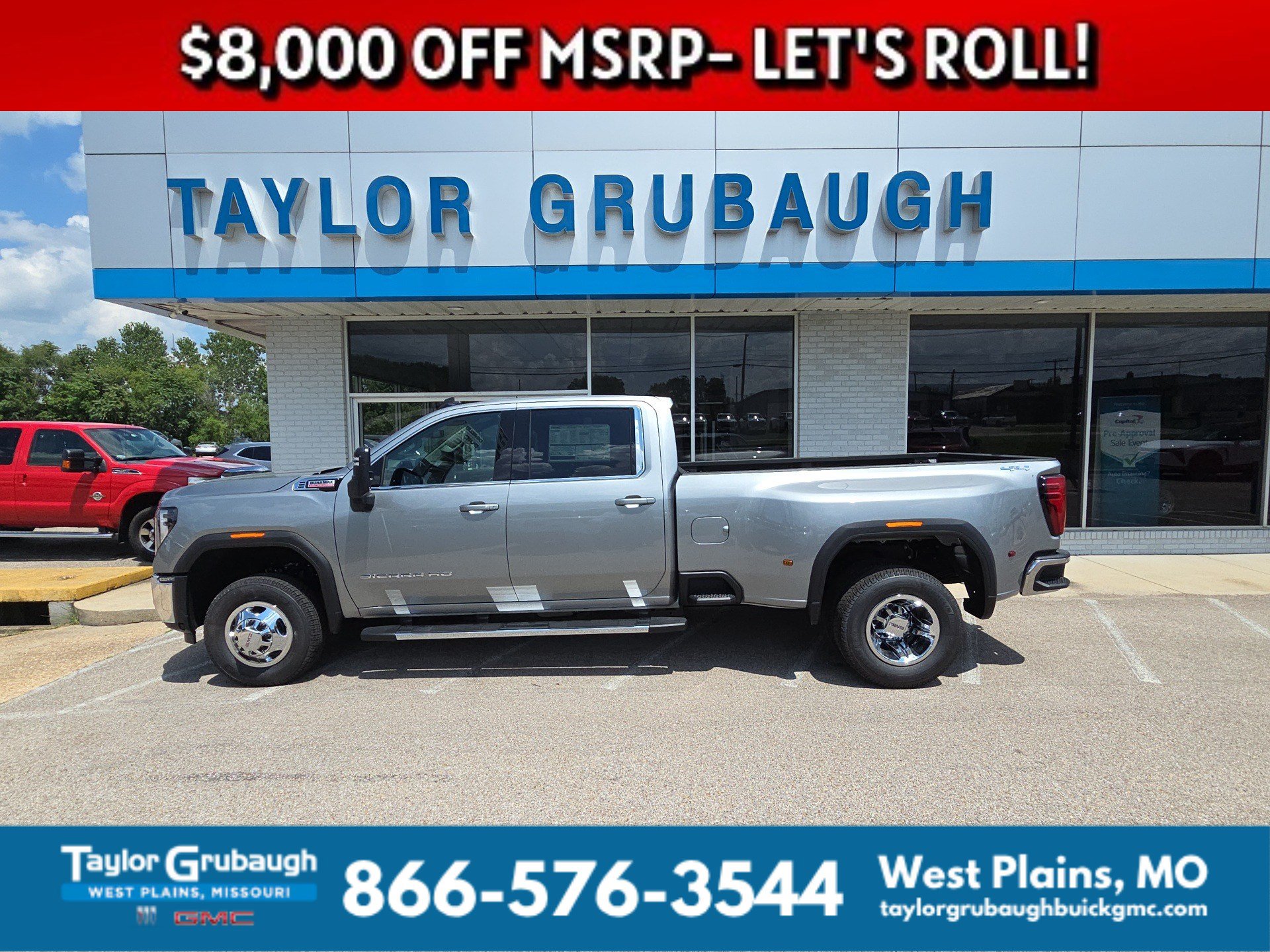 Sterling Metallic 2026 GMC Sierra 3500HD Pickup Truck Four-Wheel Drive Automatic