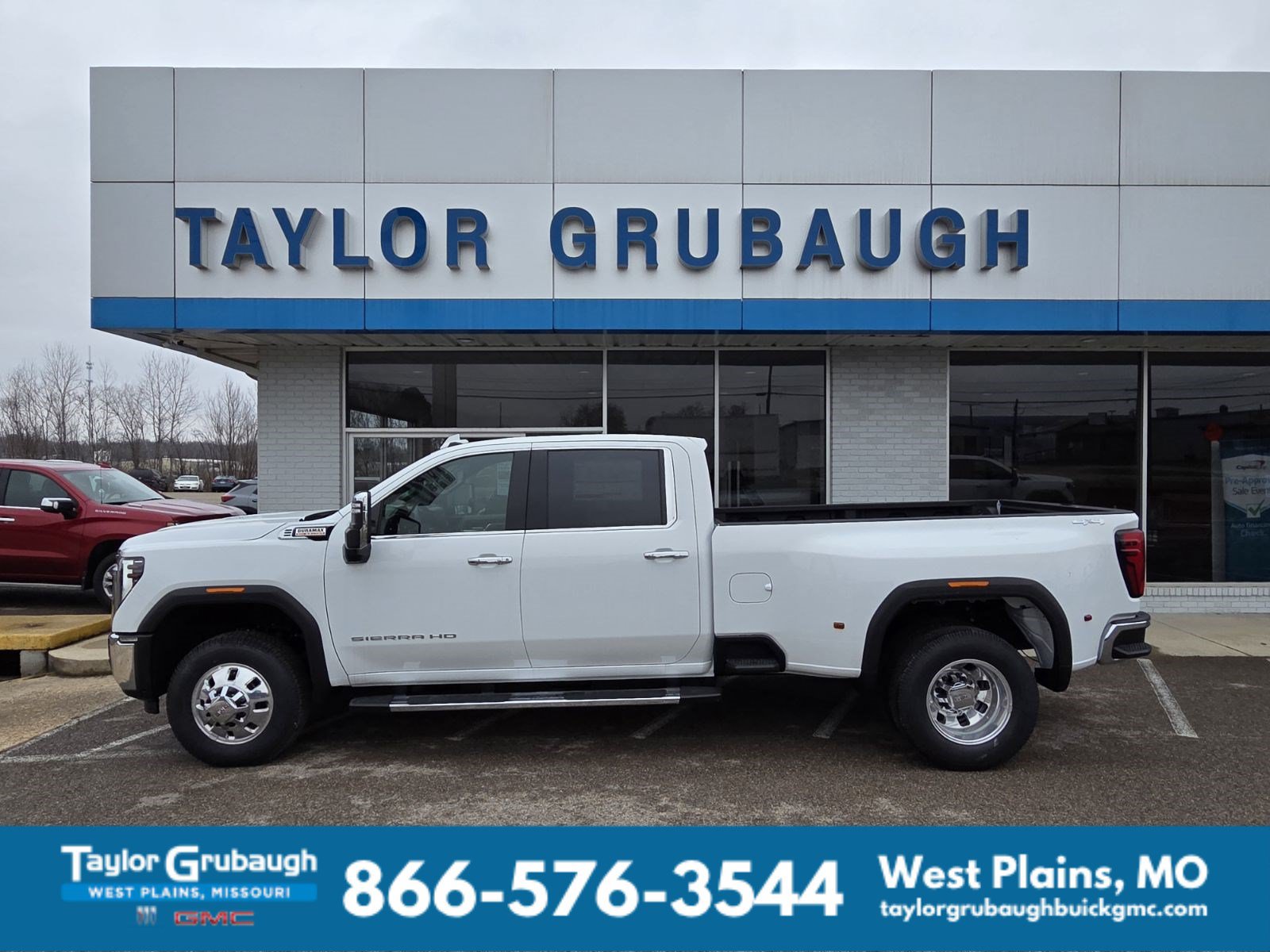 Summit White 2026 GMC Sierra 3500HD Pickup Truck Four-Wheel Drive Automatic