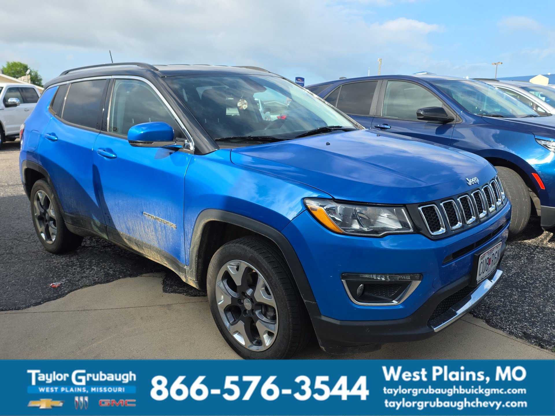 Blue 2019 Jeep Compass SUV / Crossover Four-Wheel Drive Automatic