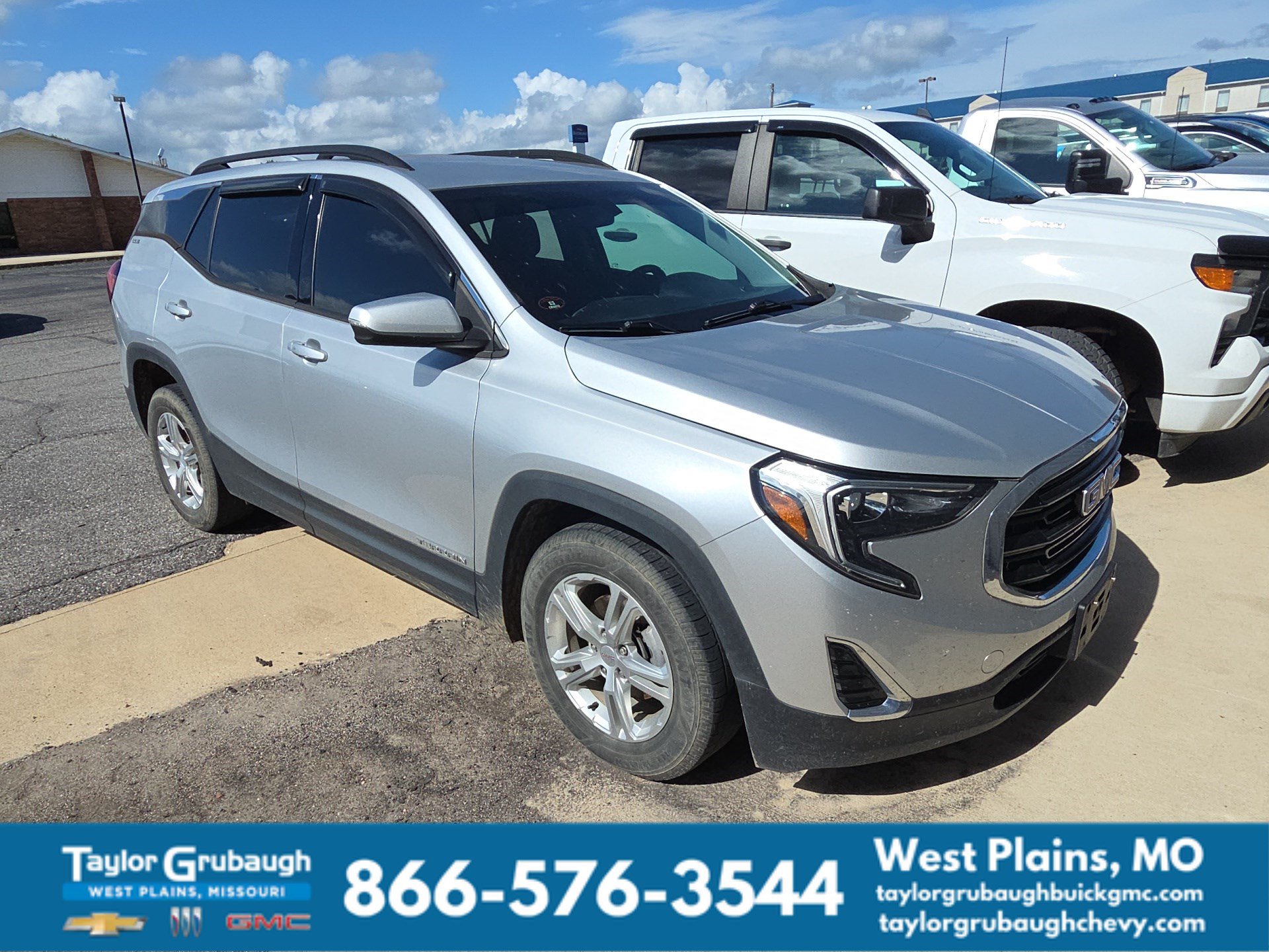 Quicksilver Metallic 2019 GMC Terrain SUV / Crossover Front-Wheel Drive Automatic