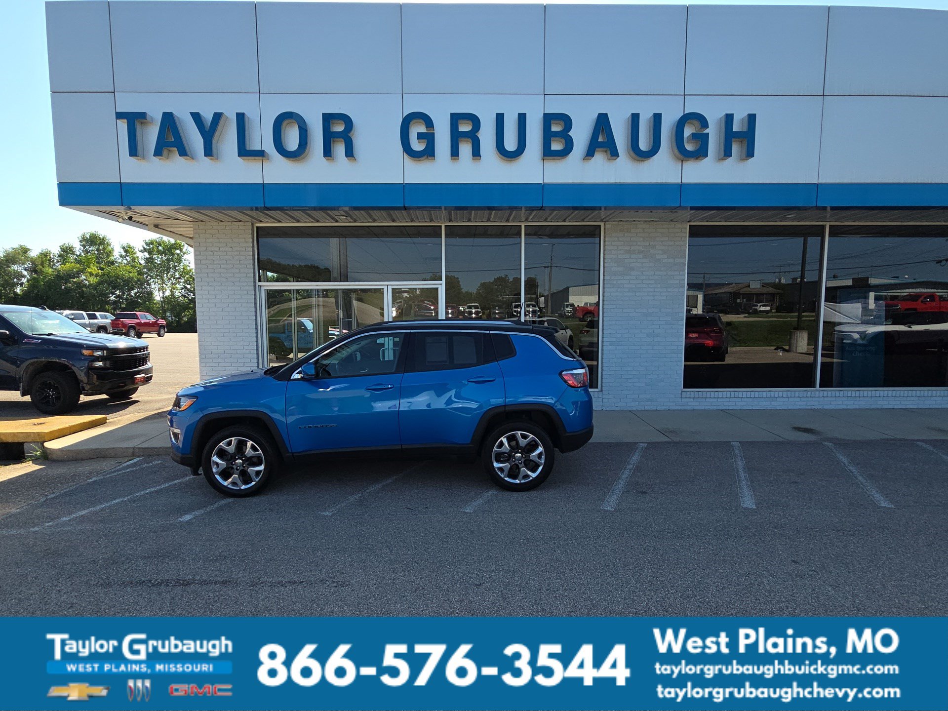 Blue 2019 Jeep Compass SUV / Crossover Four-Wheel Drive Automatic
