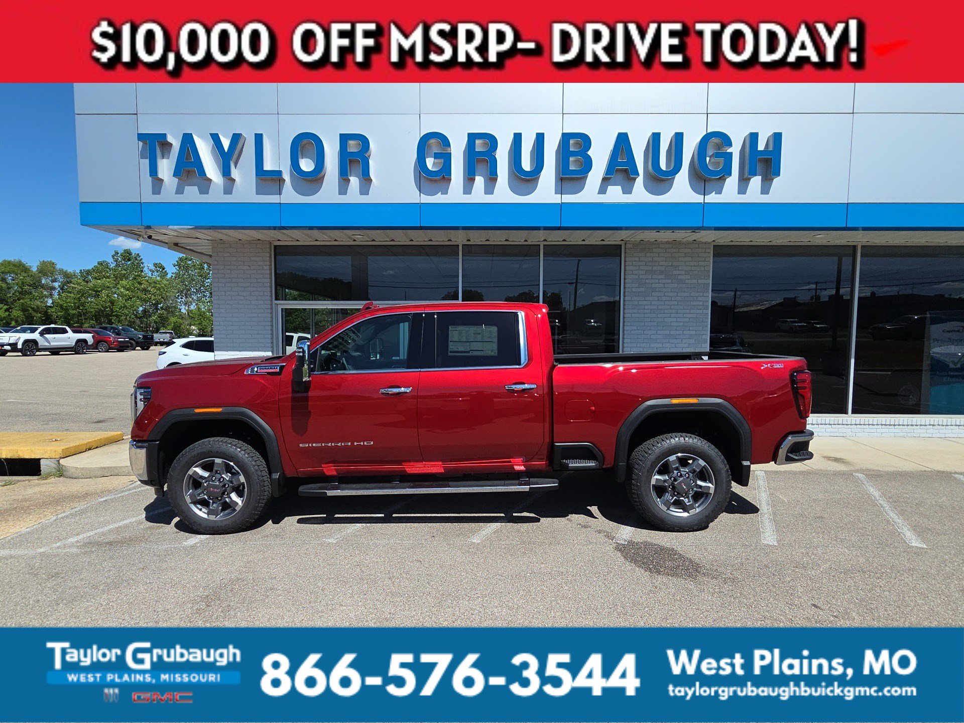 Volcanic Red Tintcoat 2026 GMC Sierra 3500HD Pickup Truck Four-Wheel Drive Automatic