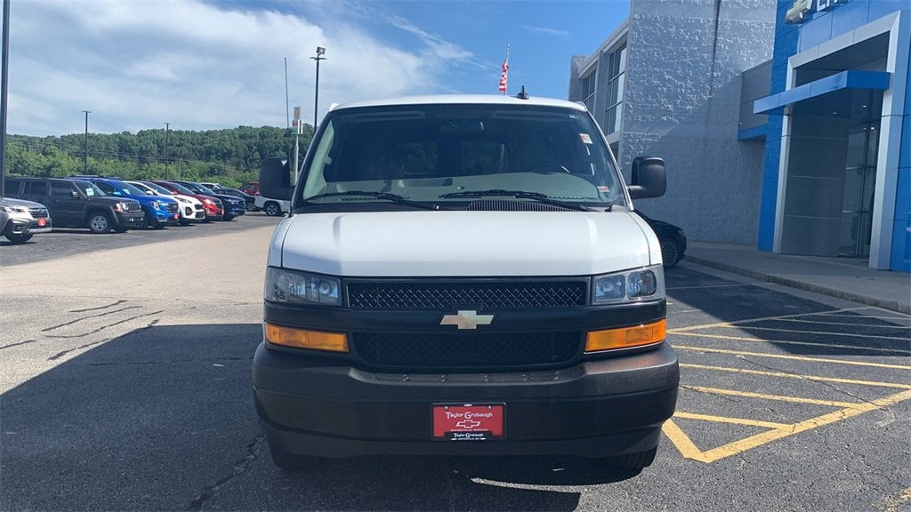 Used 2023 Chevrolet Express Passenger LS with VIN 1GAZGLFP4P1144320 for sale in Waynesville, MO