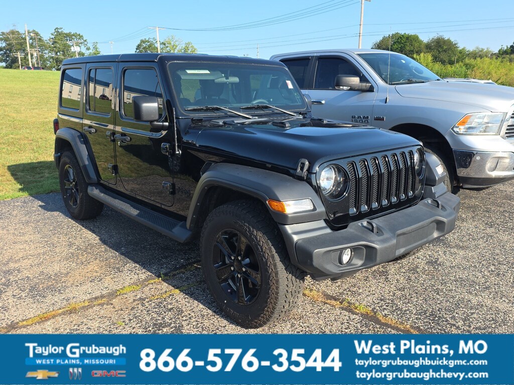 Used 2023 Jeep Wrangler 4-Door Sport Altitude 4x4 SUV