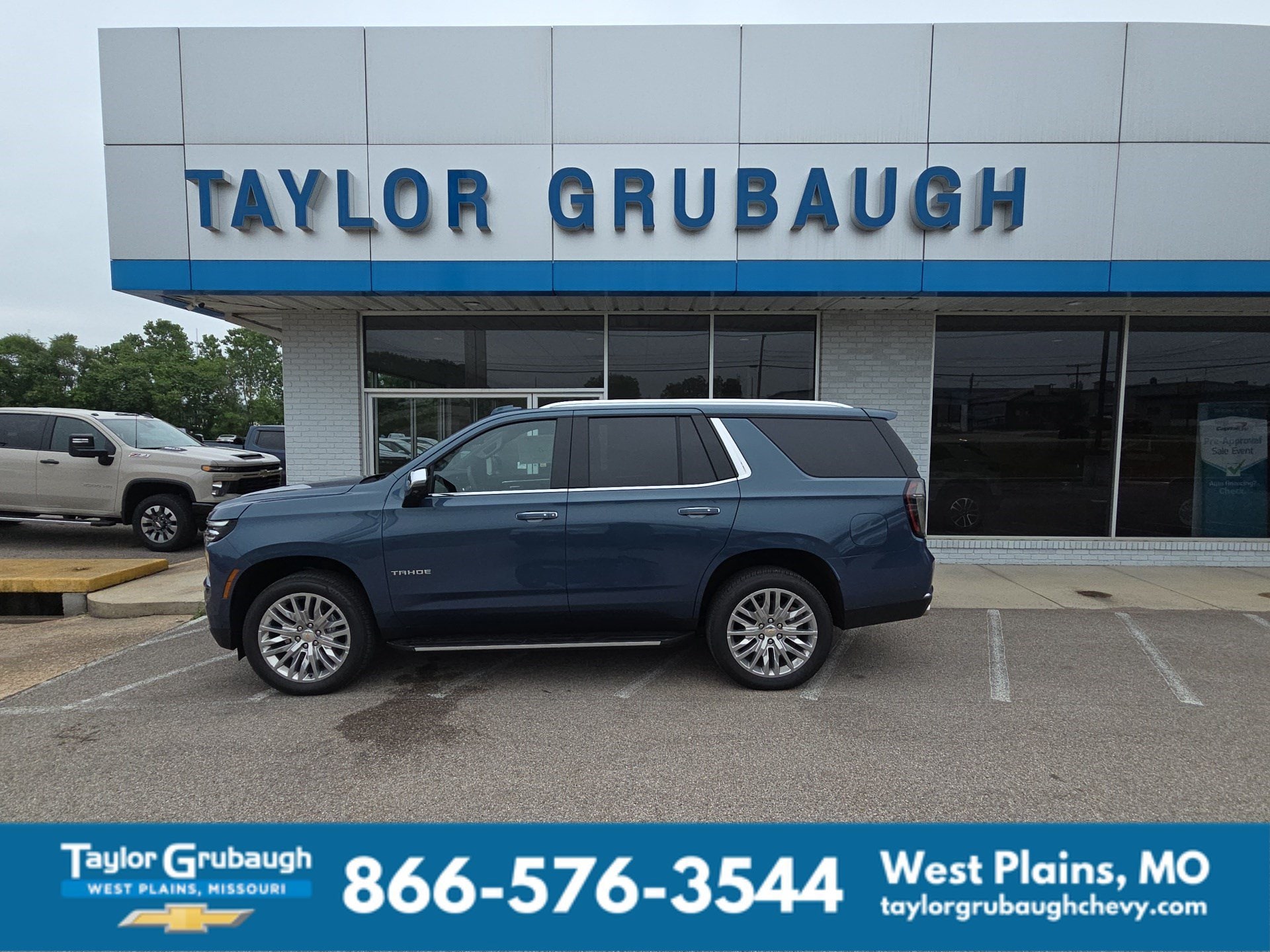 Lakeshore Blue Metallic 2026 Chevrolet Tahoe SUV / Crossover Four-Wheel Drive Automatic