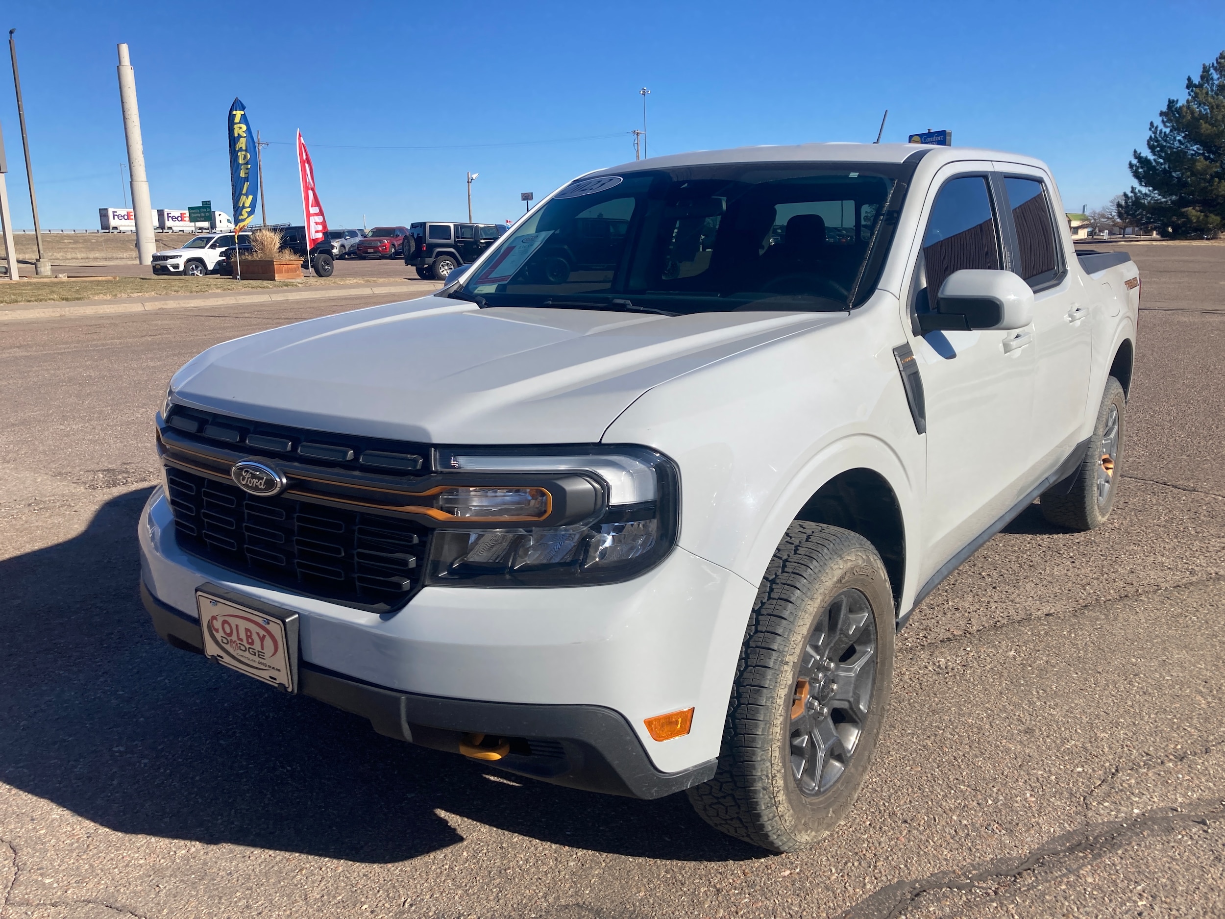 Used 2023 Ford Maverick Lariat with VIN 3FTTW8G93PRA00387 for sale in Colby, KS