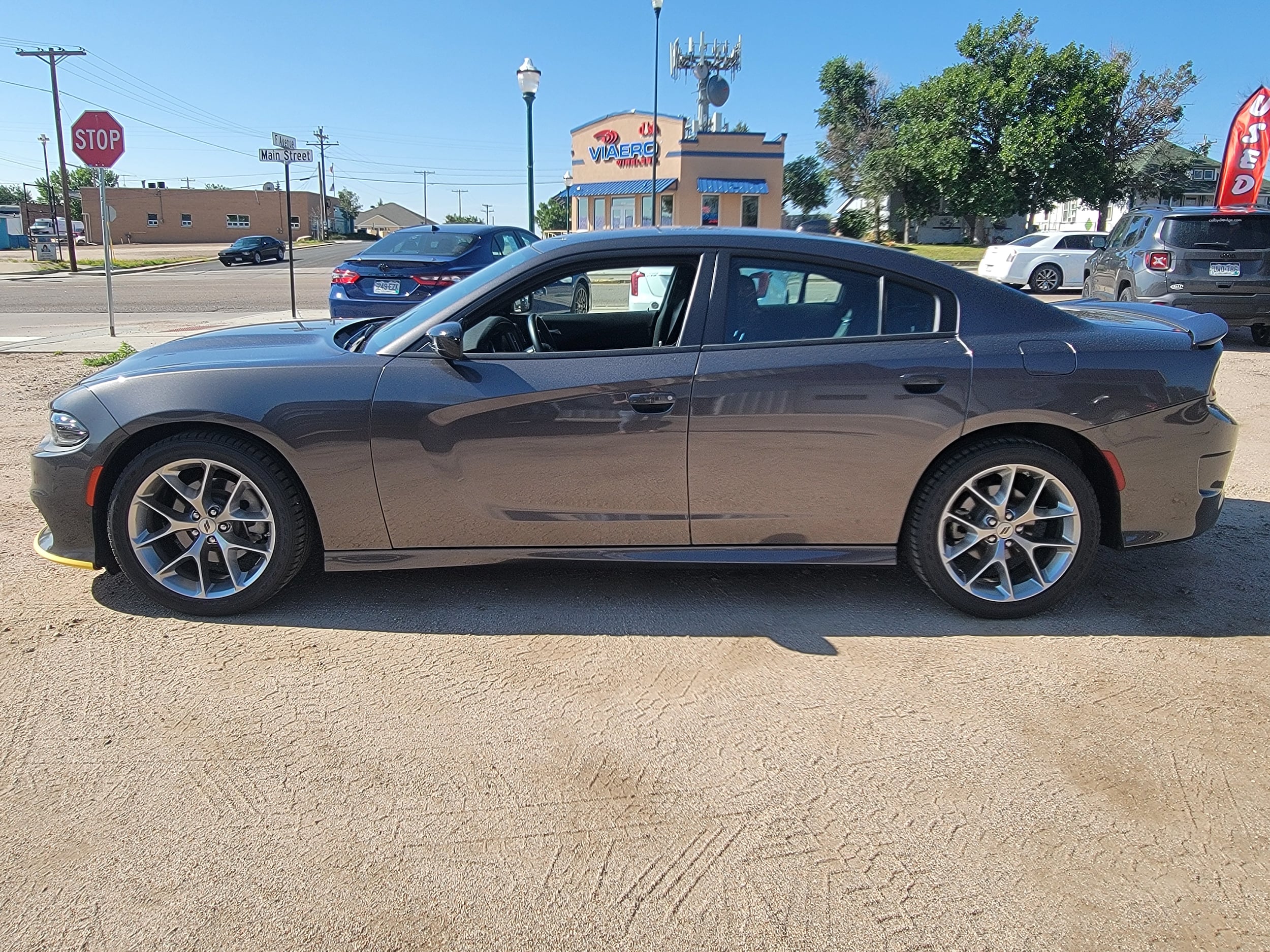 Used 2023 Dodge Charger GT with VIN 2C3CDXHG3PH595531 for sale in Colby, KS