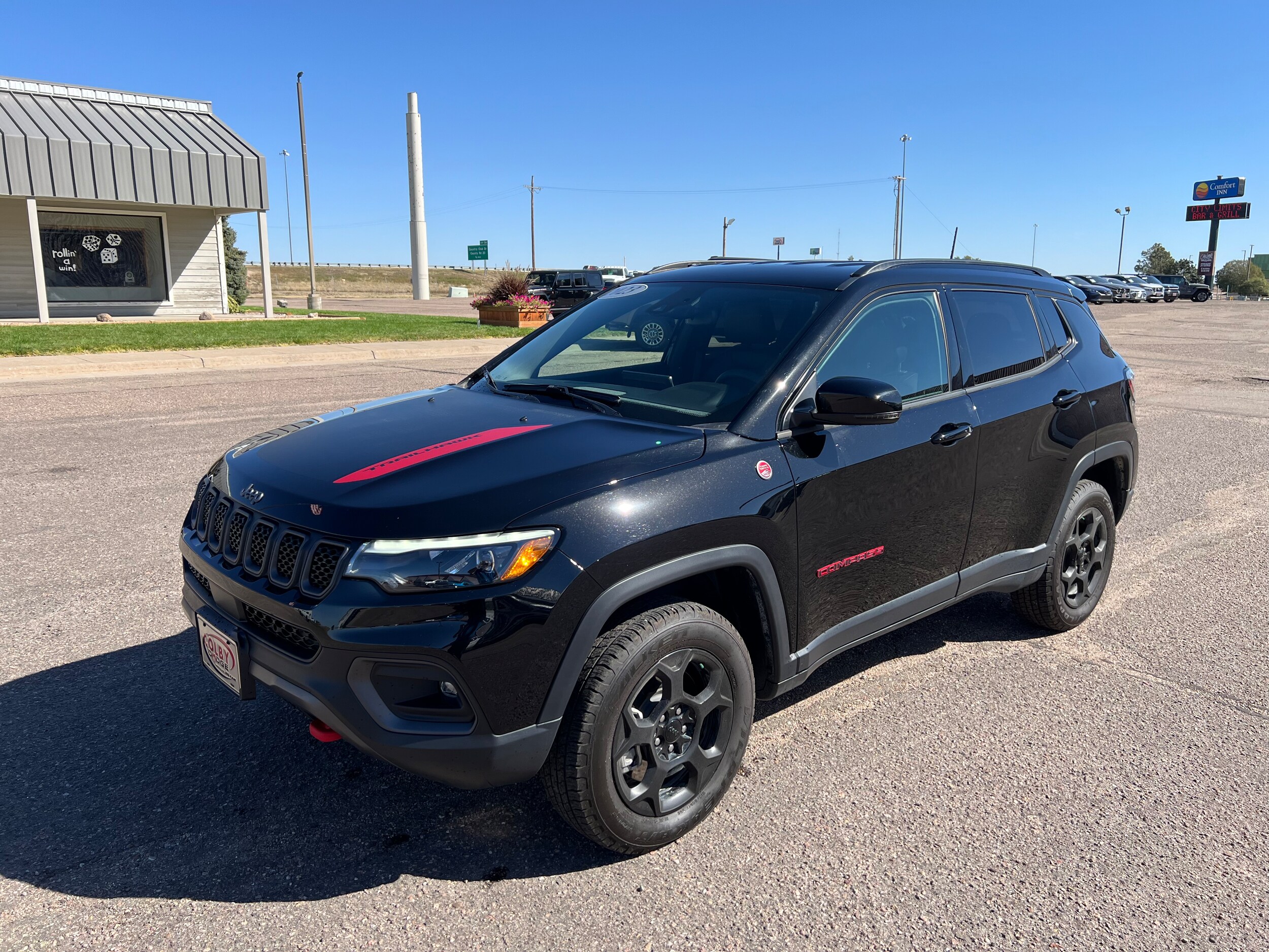 Used 2023 Jeep Compass Trailhawk with VIN 3C4NJDDN3PT541637 for sale in Colby, KS