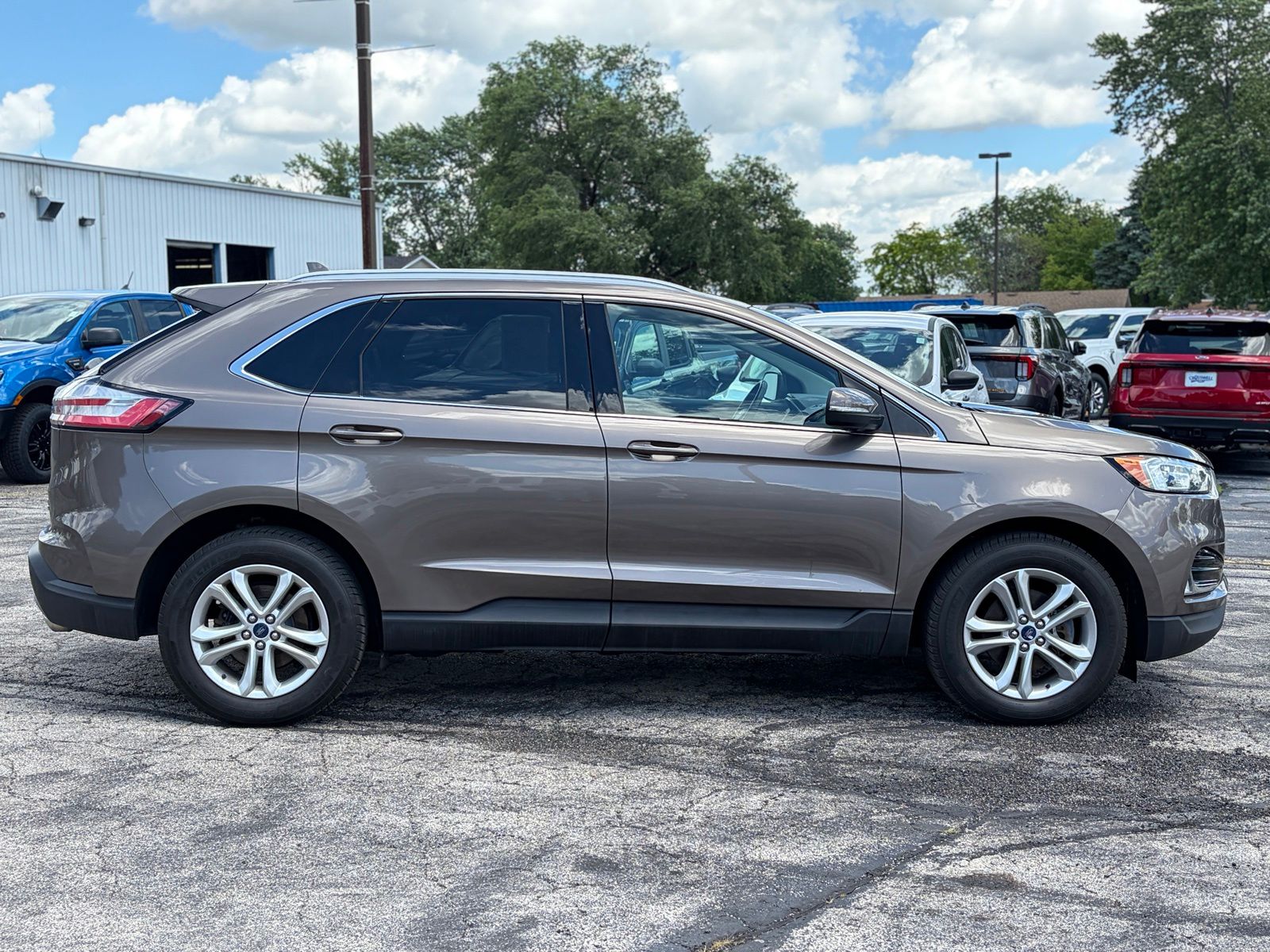 Used 2019 Ford Edge SEL with VIN 2FMPK3J91KBB24833 for sale in Manteno, IL