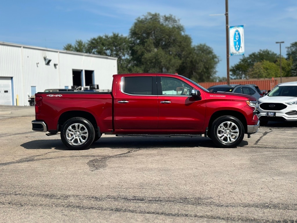 Used 2024 Chevrolet Silverado 1500 LTZ with VIN 1GCUDGED1RZ157944 for sale in Manteno, IL