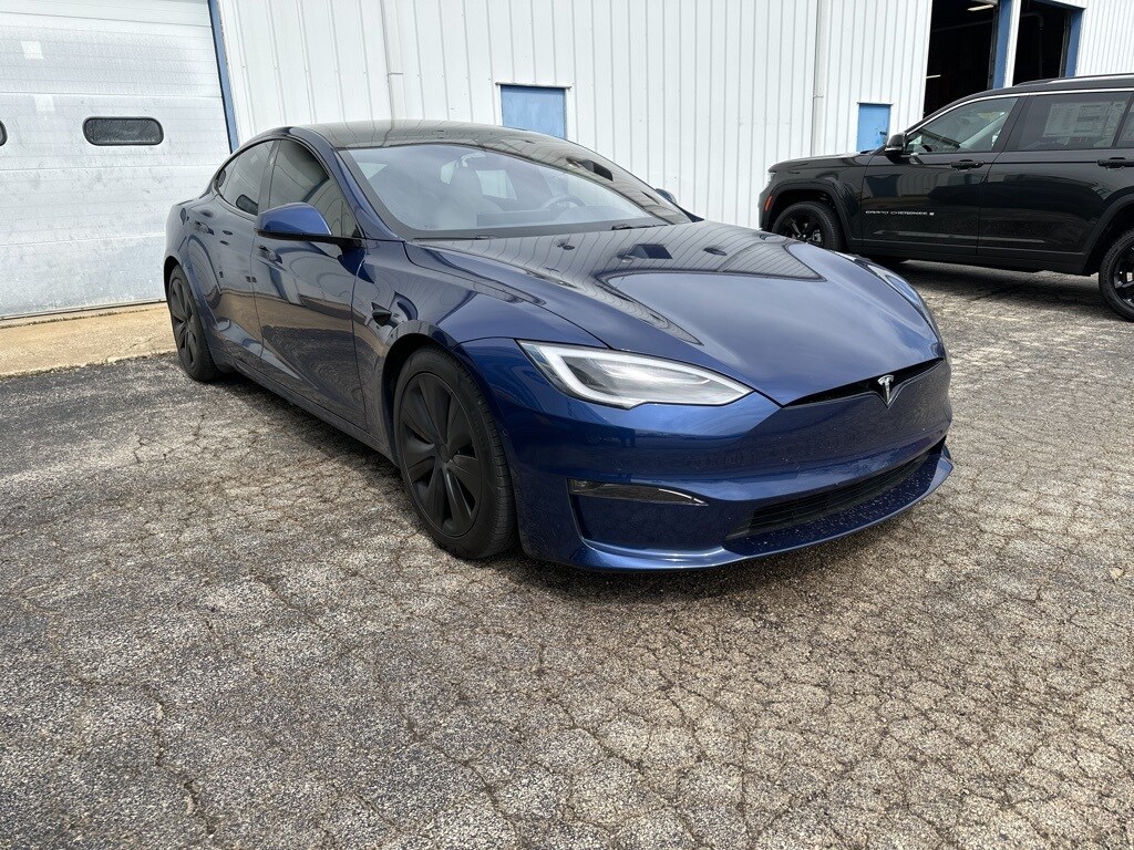Used 2021 Tesla Model S Plaid with VIN 5YJSA1E68MF438460 for sale in Manteno, IL
