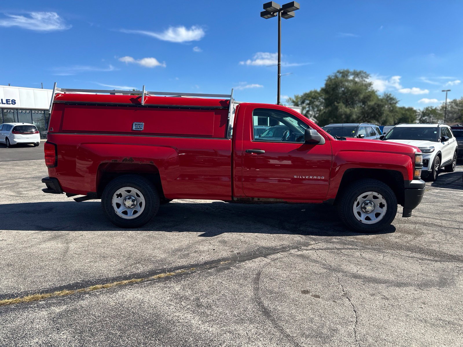 Used 2014 Chevrolet Silverado 1500 Work Truck 1WT with VIN 1GCNCPEH1EZ236535 for sale in Manteno, IL