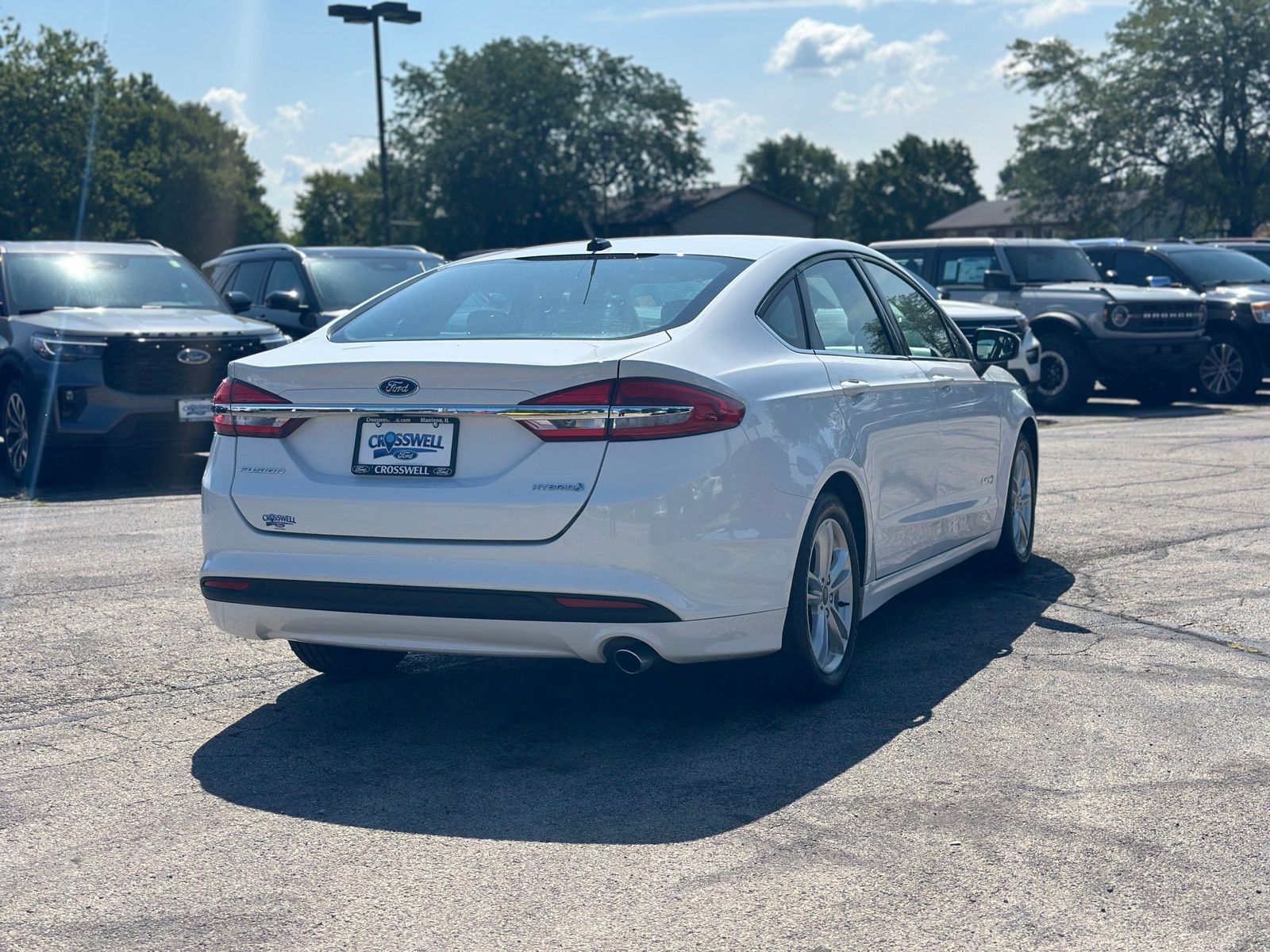 Used 2018 Ford Fusion Hybrid S with VIN 3FA6P0UU3JR100491 for sale in Manteno, IL