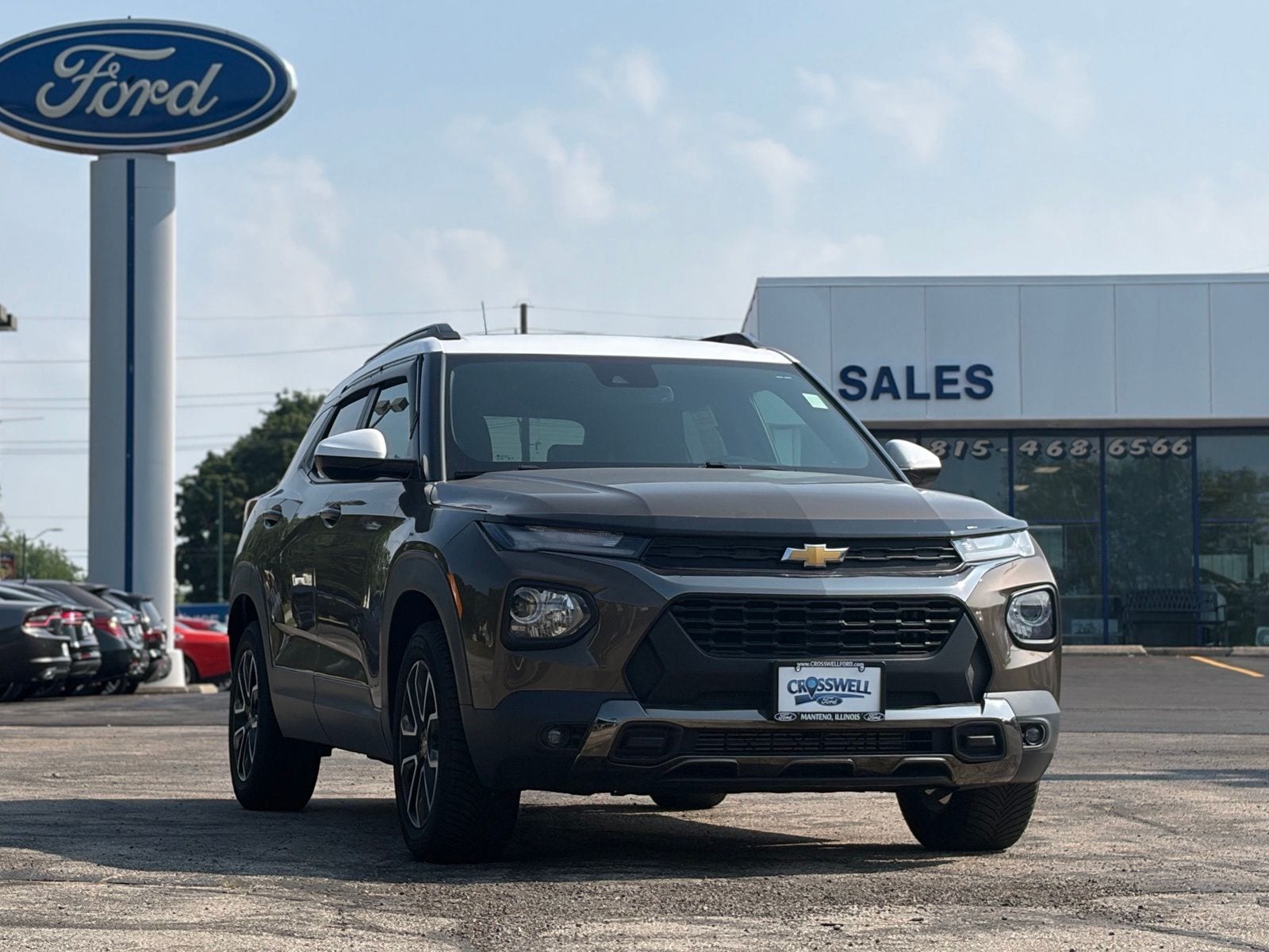 Used 2021 Chevrolet Trailblazer Activ with VIN KL79MSSL5MB013722 for sale in Manteno, IL
