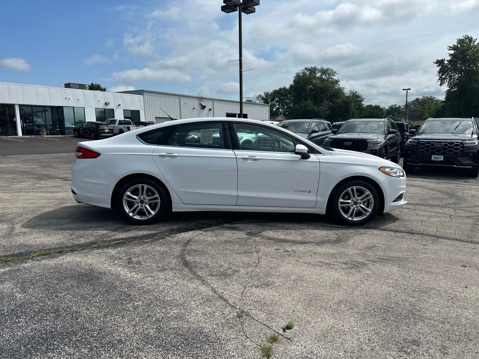 Used 2018 Ford Fusion Hybrid S with VIN 3FA6P0UUXJR243535 for sale in Manteno, IL