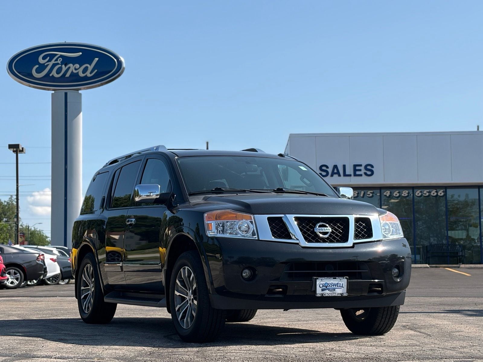 Used 2015 Nissan Armada SL with VIN 5N1AA0NC3FN616108 for sale in Manteno, IL