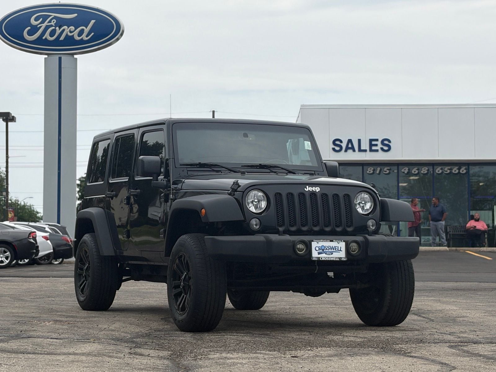 Used 2015 Jeep Wrangler Unlimited Sport with VIN 1C4HJWDG2FL572205 for sale in Manteno, IL