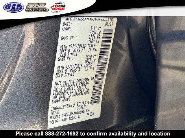 2019 Nissan Titan PRO-4X - Photo 20