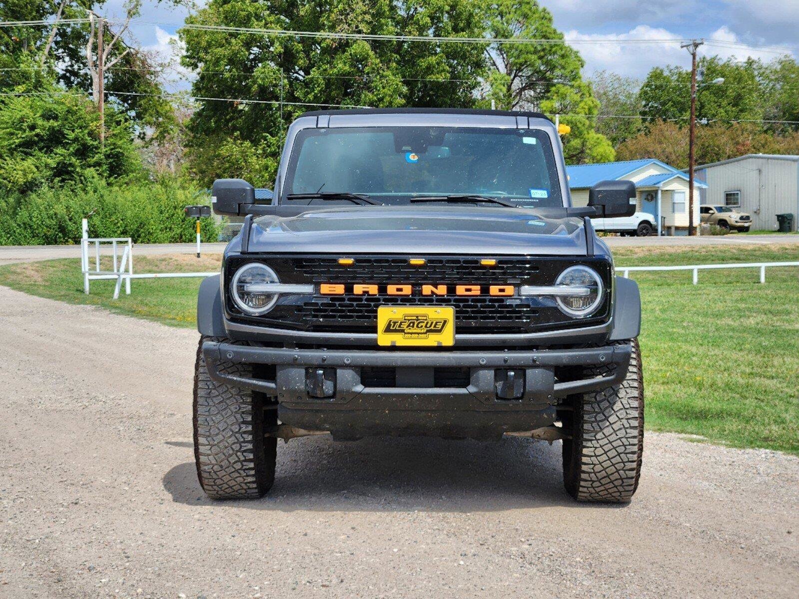 Used 2022 Ford Bronco 4-Door Wildtrak with VIN 1FMEE5DPXNLA82283 for sale in Mabank, TX