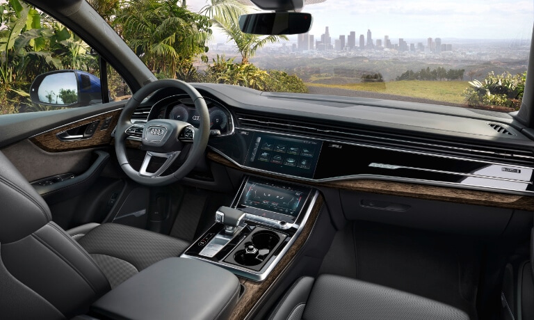 2021 Audi Q7 Leather Interior Dashboard