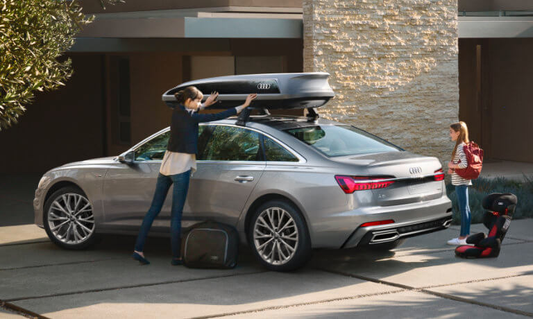 2023 Audi A6 Exterior Mom With Child Loading Roof Rack