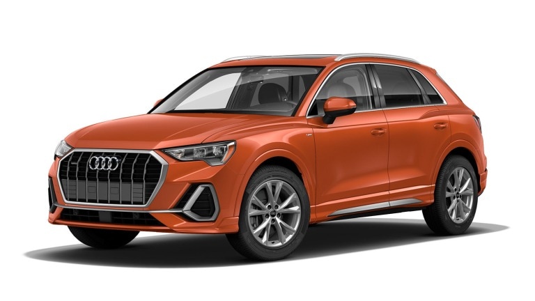 2022 Audi Q3 Premium S Line Pulse Orange exteior