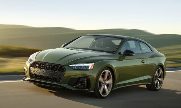 2024 Audi A5 Coupe Exterior Blurred Curve